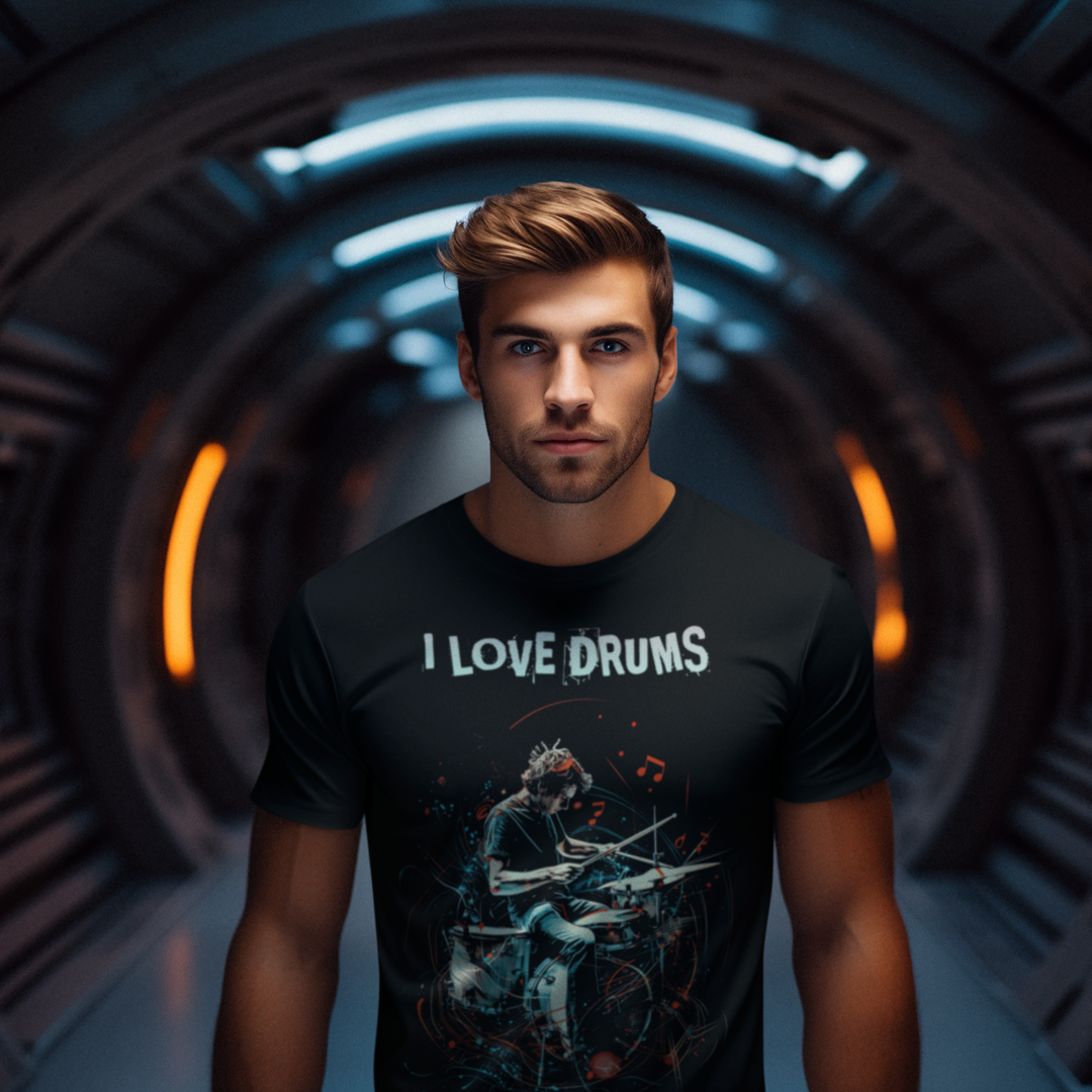 Camiseta Love Drums