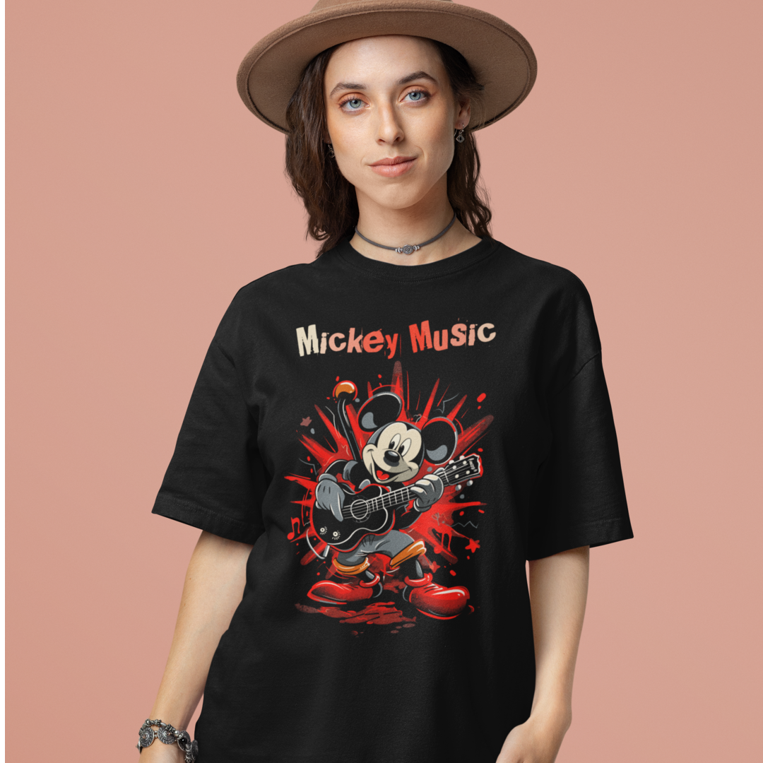 Camiseta Mickey Music