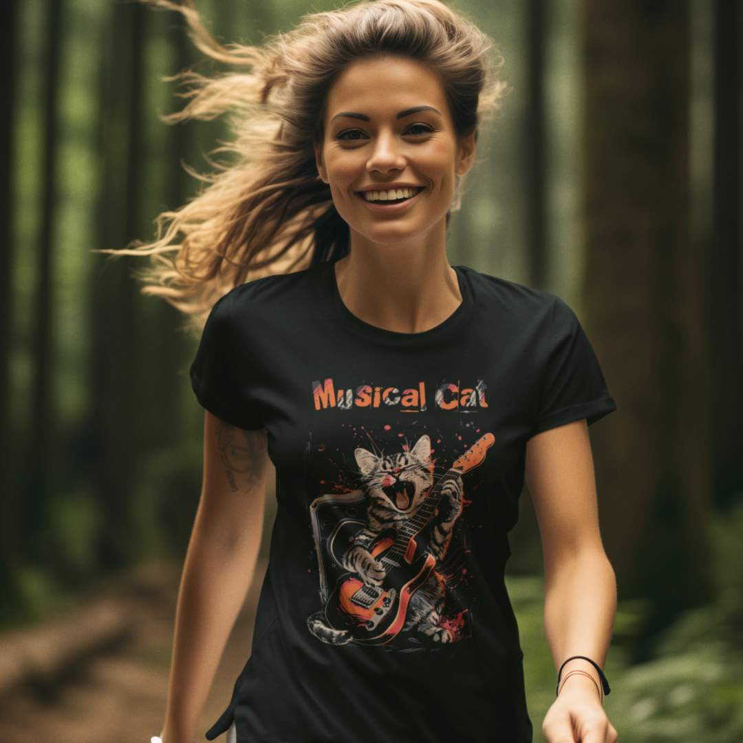 Camiseta Musical Cat