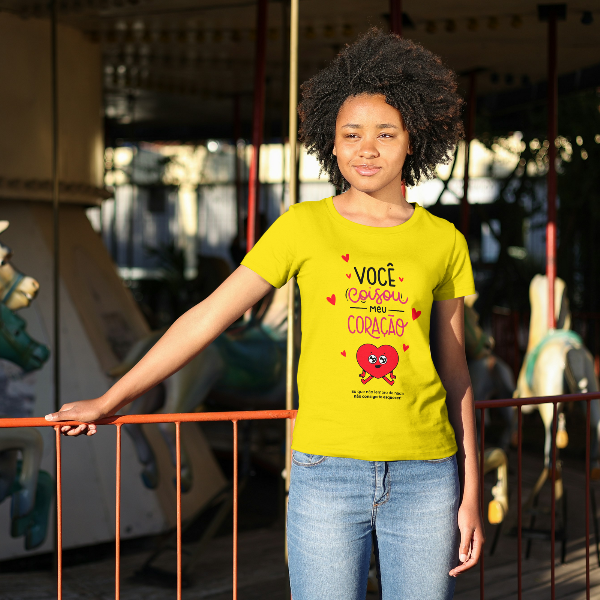 Camisa Baby Long Você Coisou meu Coração 