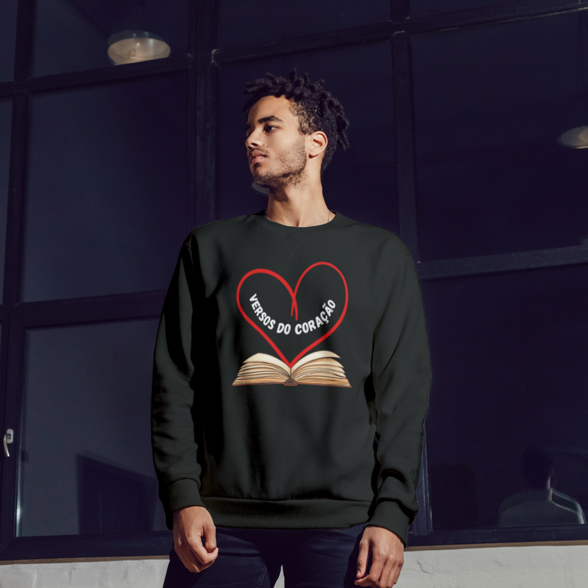 Moletom Fechado Versos do Coração 