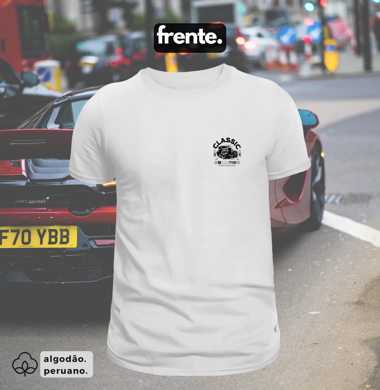 CAMISETA PIMA - CLASSIC CAR