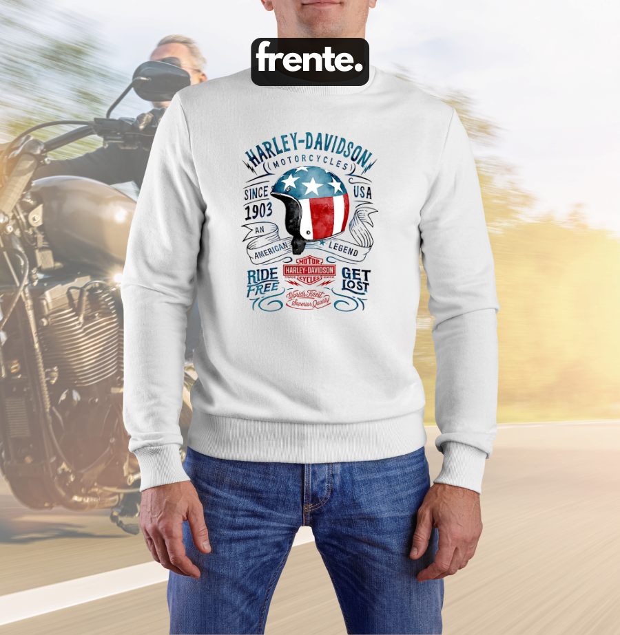 MOLETOM FECHADO - HARLEY