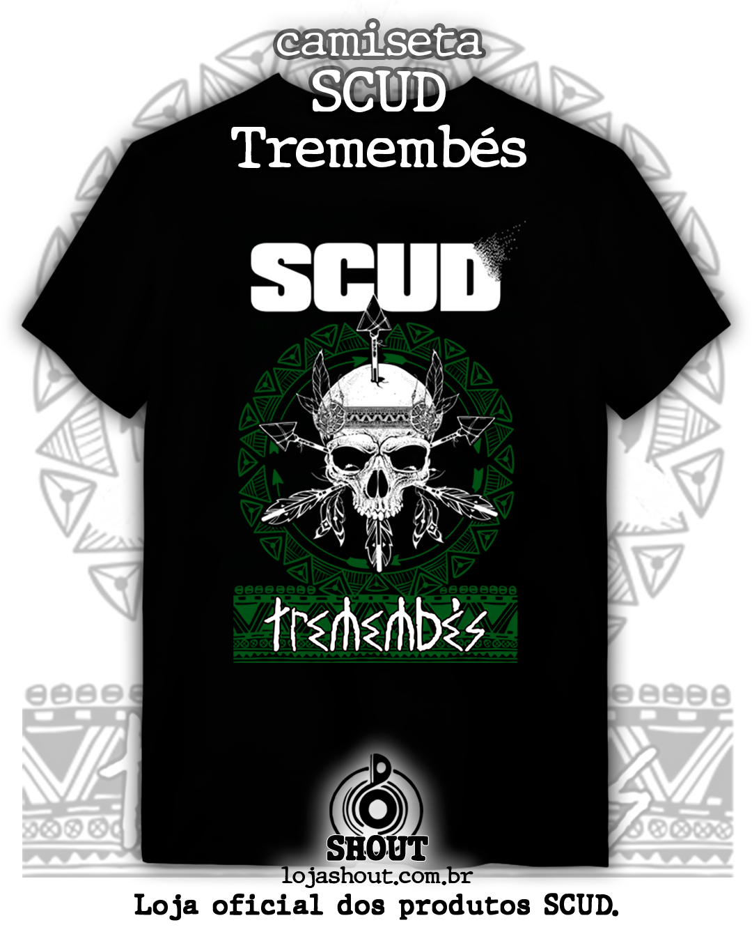 Camiseta SCUD - Tremembés - mod. 01