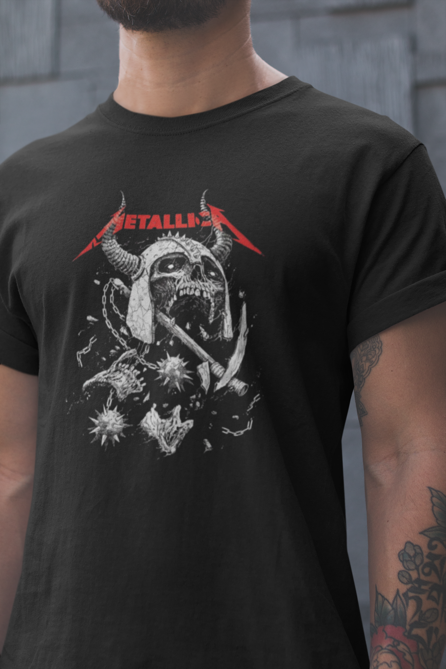 Camiseta METALLICA HELMET