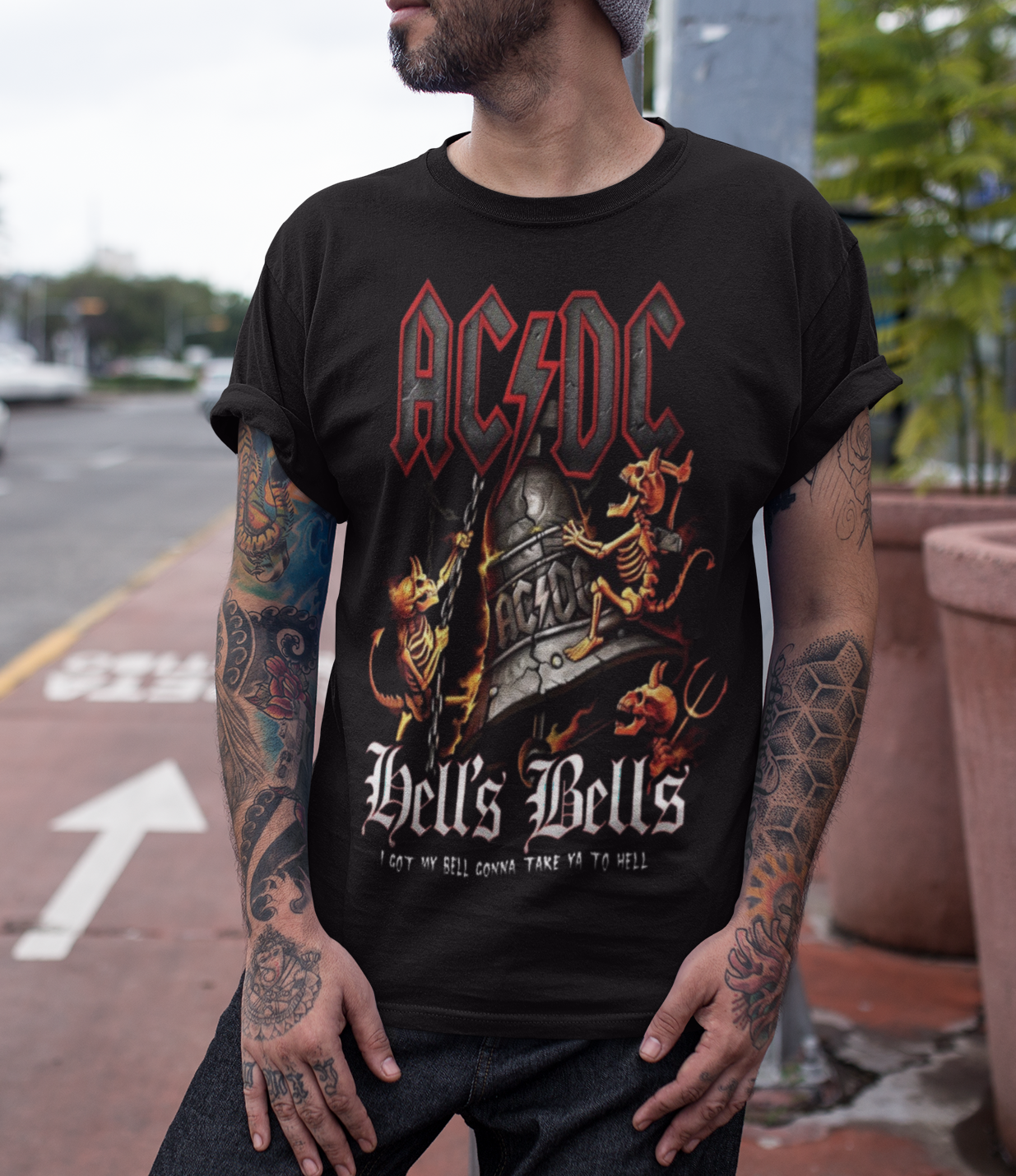 Camiseta AC/DC Hells Bells