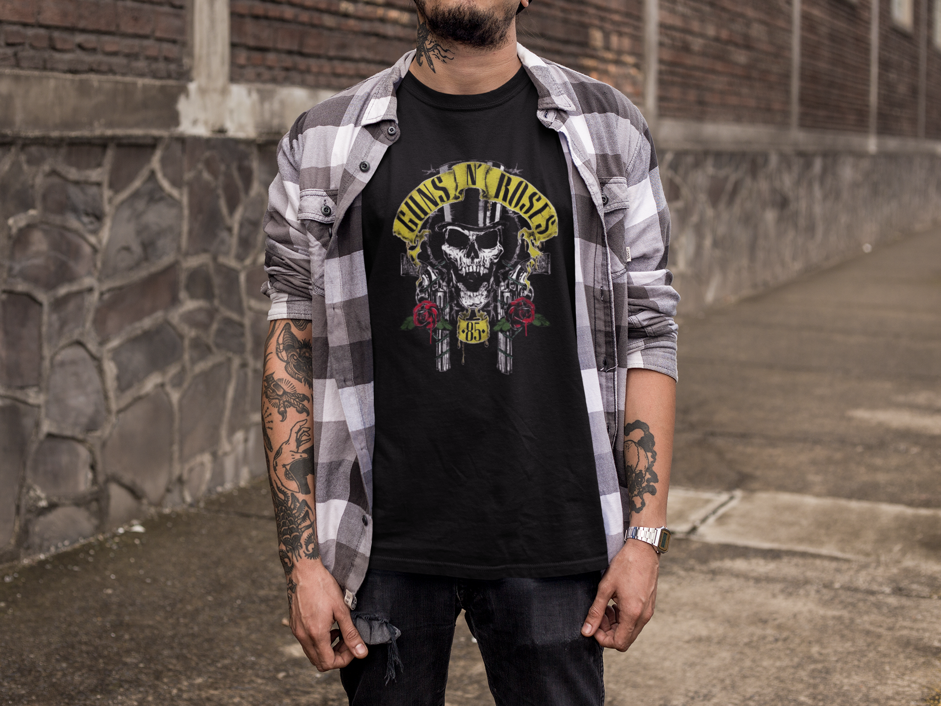 Camiseta GUNS & ROSES 85