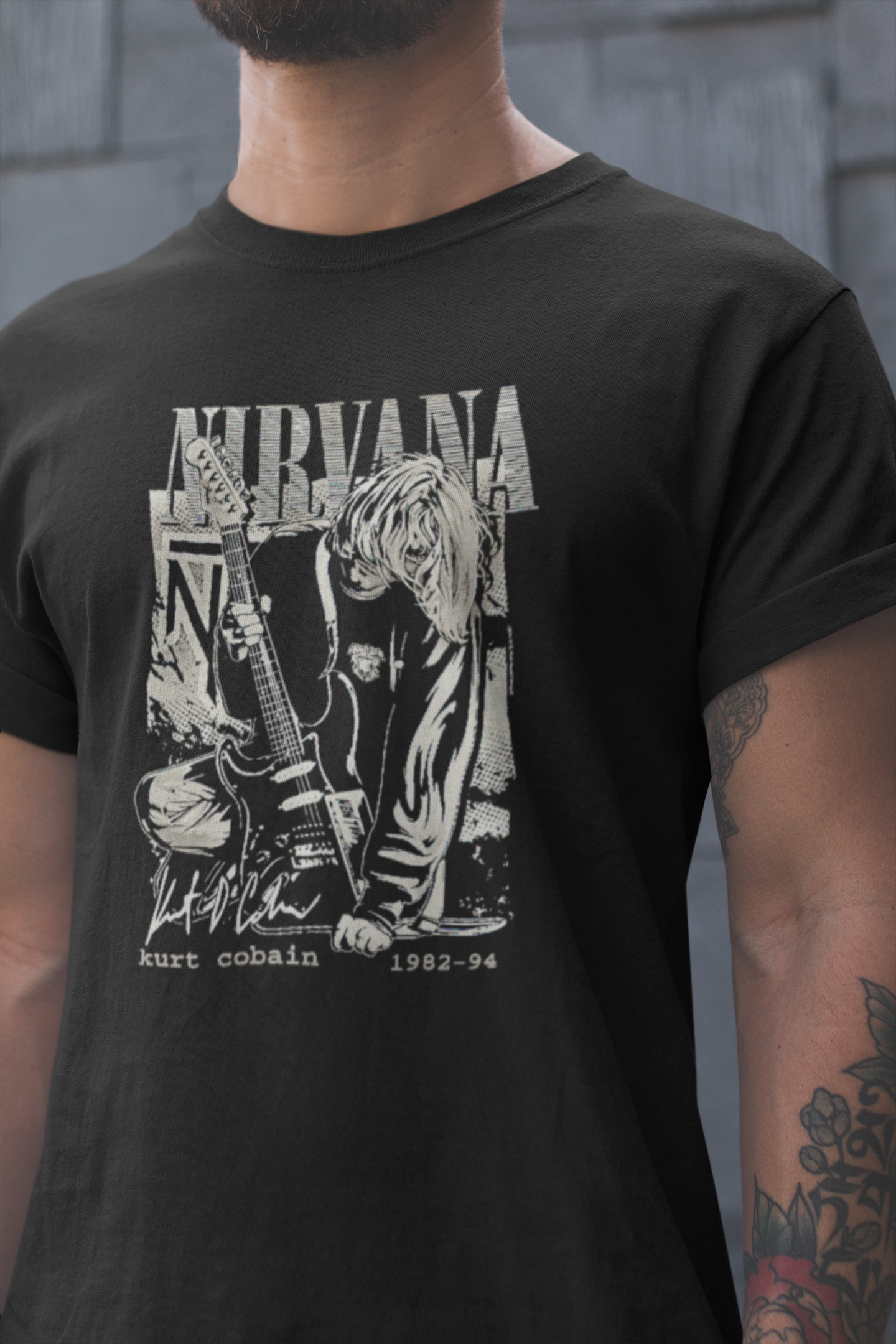 Camiseta NIRVANA KURT COBAIN