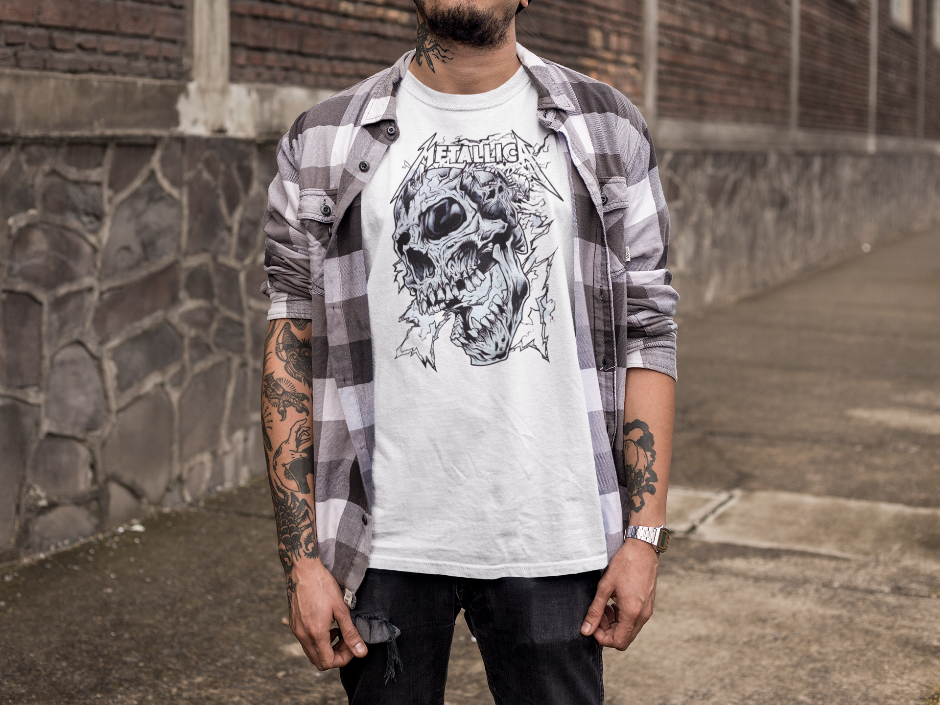 Camiseta METALLICA SKULL