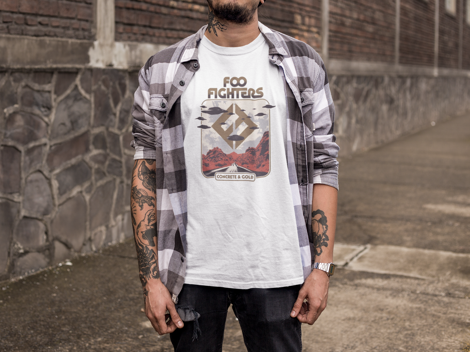 Camiseta FOO FIGHTERS UFO