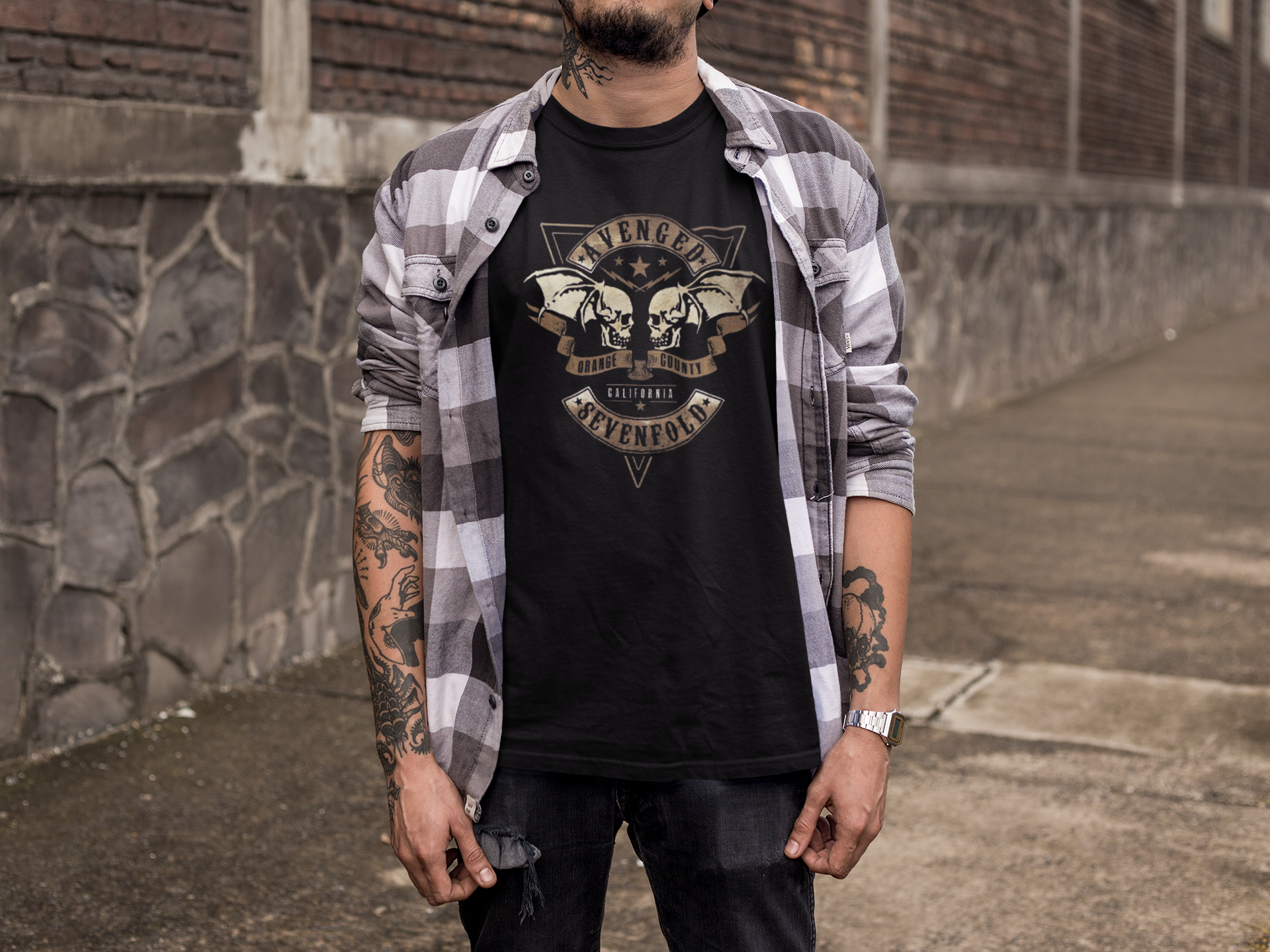 Camiseta AVENGED SEVENFOLD CALIFORNIA