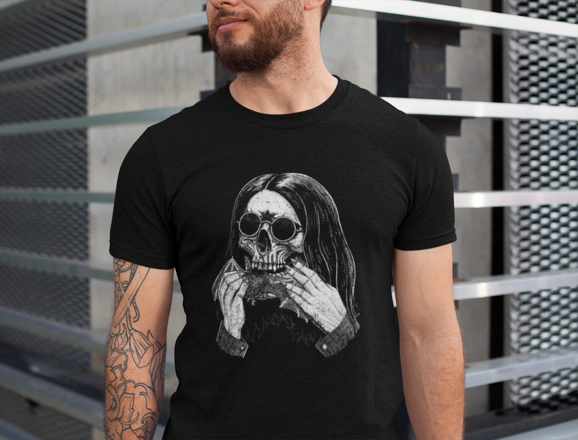 Camiseta BLACK SABBATH  OZZY BAT