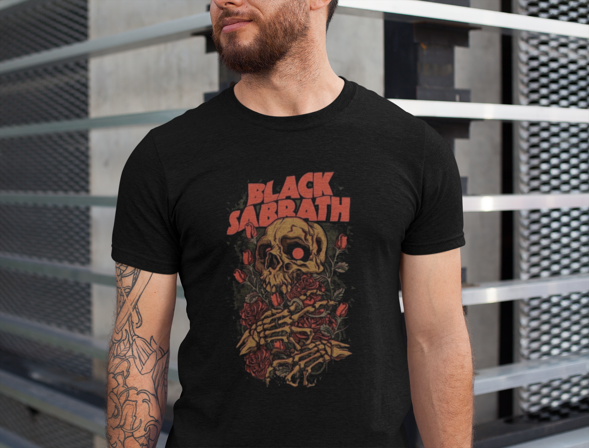 Camiseta BLACK SABBATH SKULL