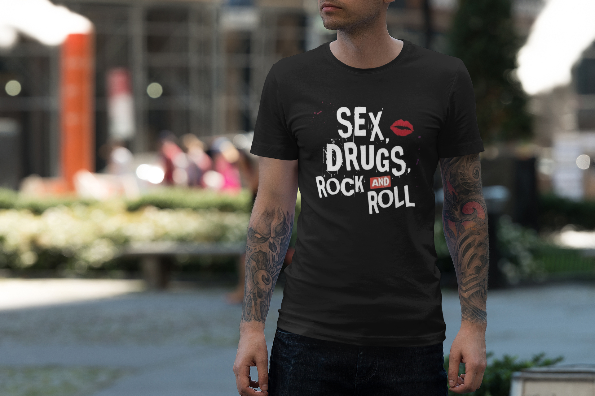 Camiseta SEX DRUGS AND ROCK N ROLL