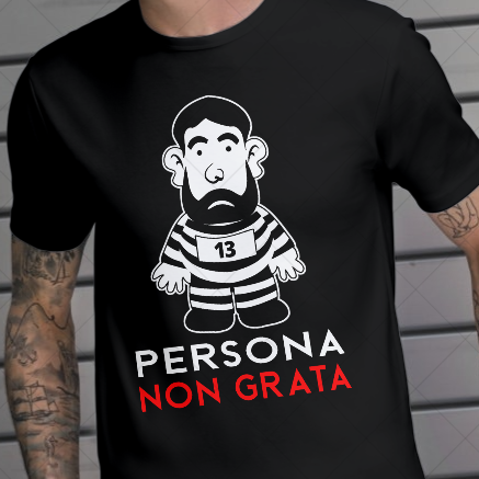 Nome do produto: Camiseta Persona Non Grata