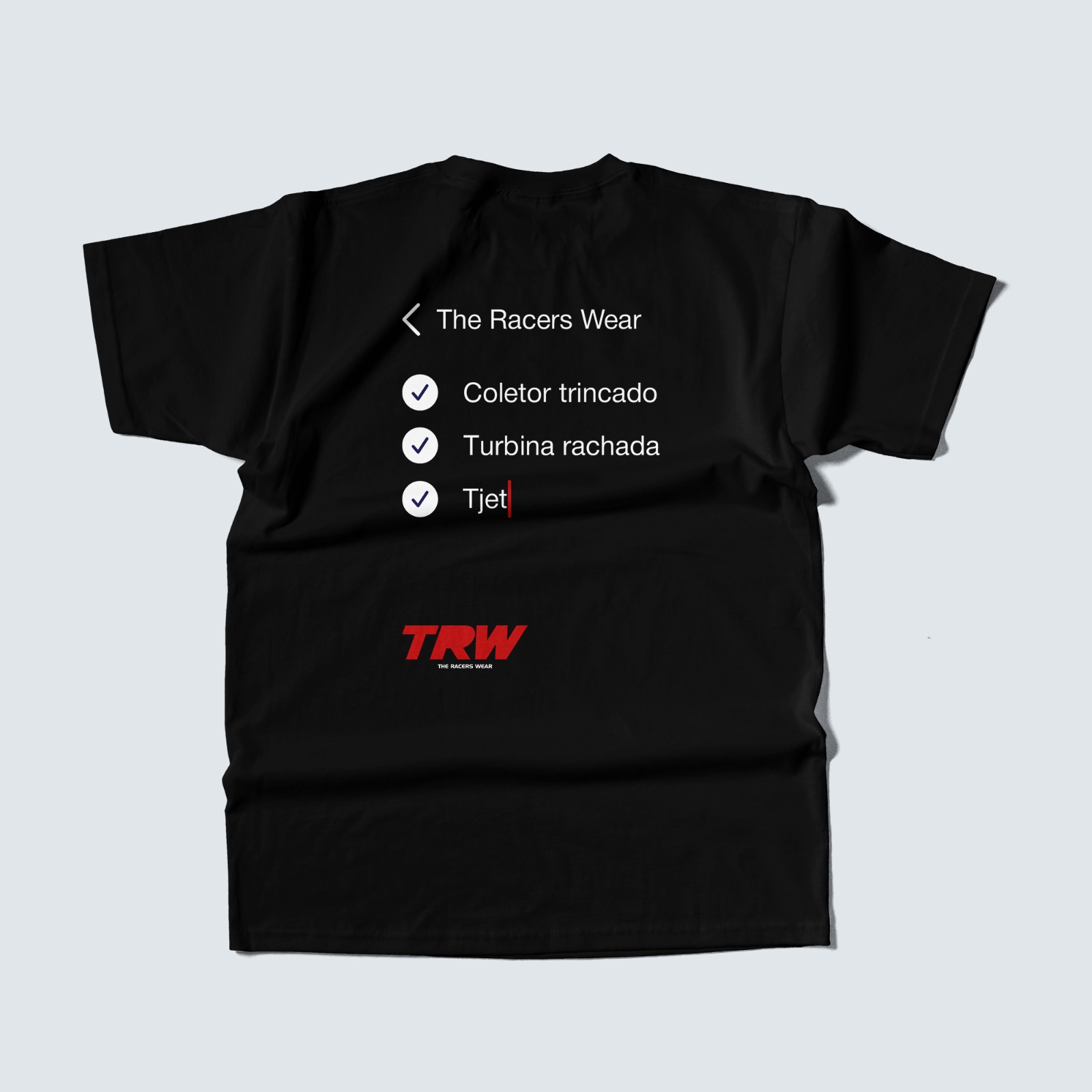 Camiseta Lista T-jet - Preta