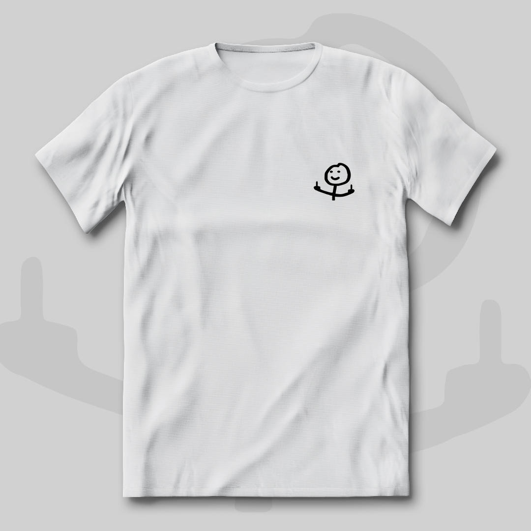 STICKER FUCK - BRANCO