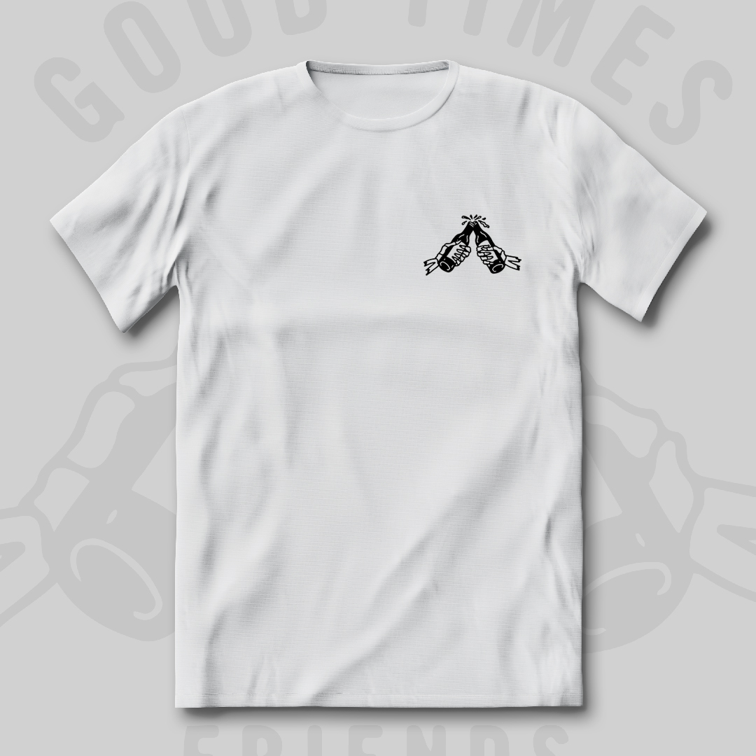 GOOD TIMES BAD FRIENDS - BRANCO