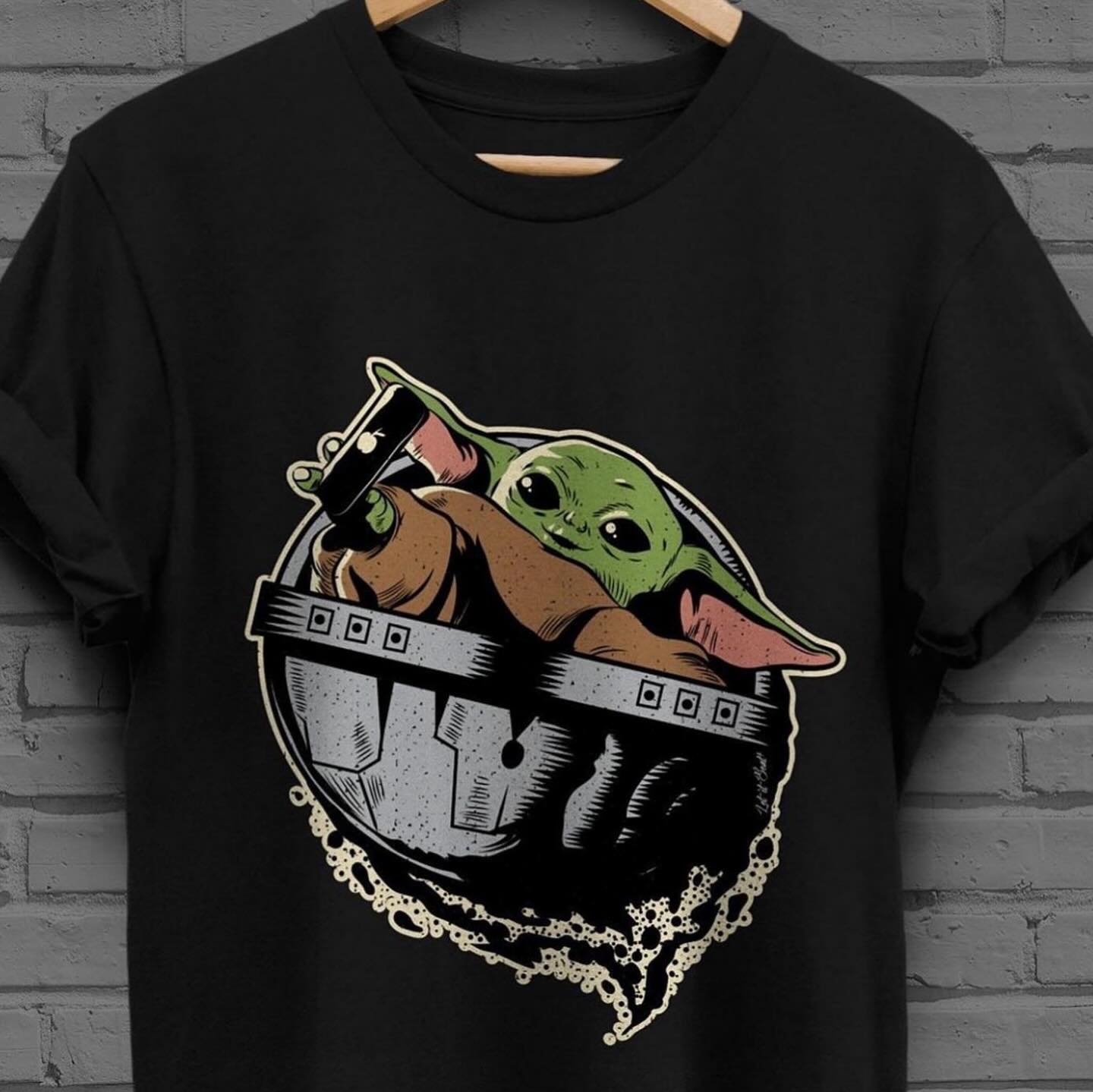 T-SHIRT BABY YODA PLUS SIZE