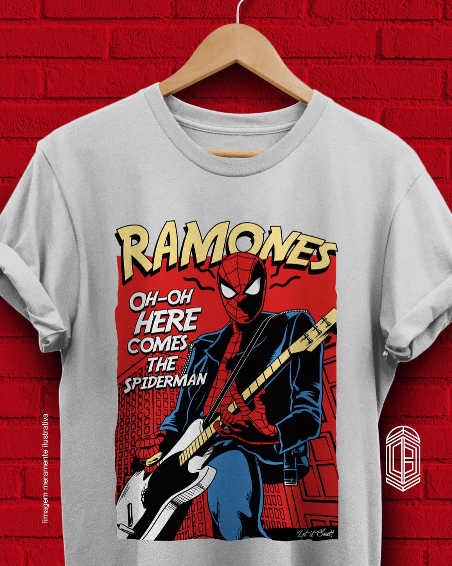 T-SHIRT RAMONES – HOMEM ARANHA PRIME
