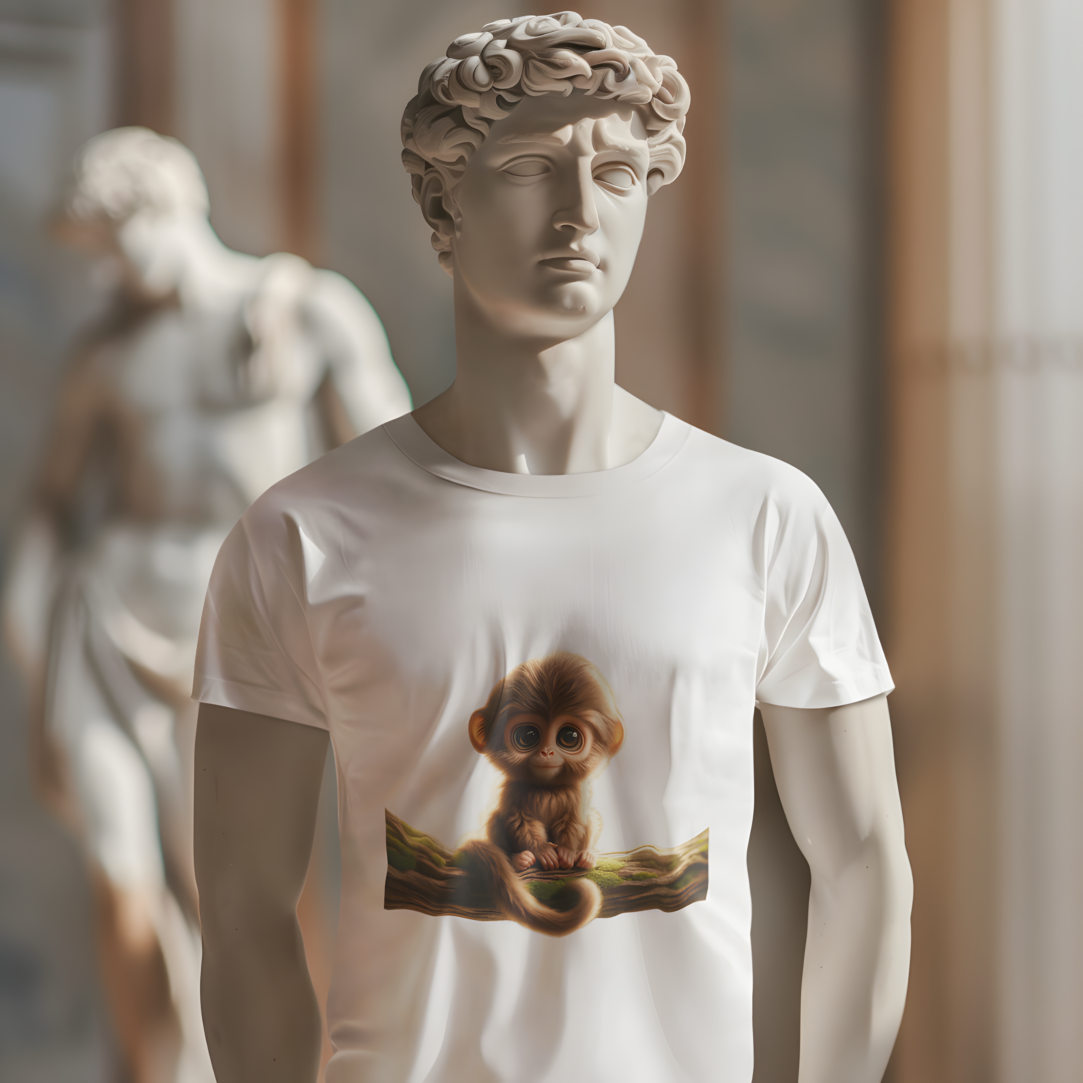 Camiseta Macaquinho Sentado no Galho