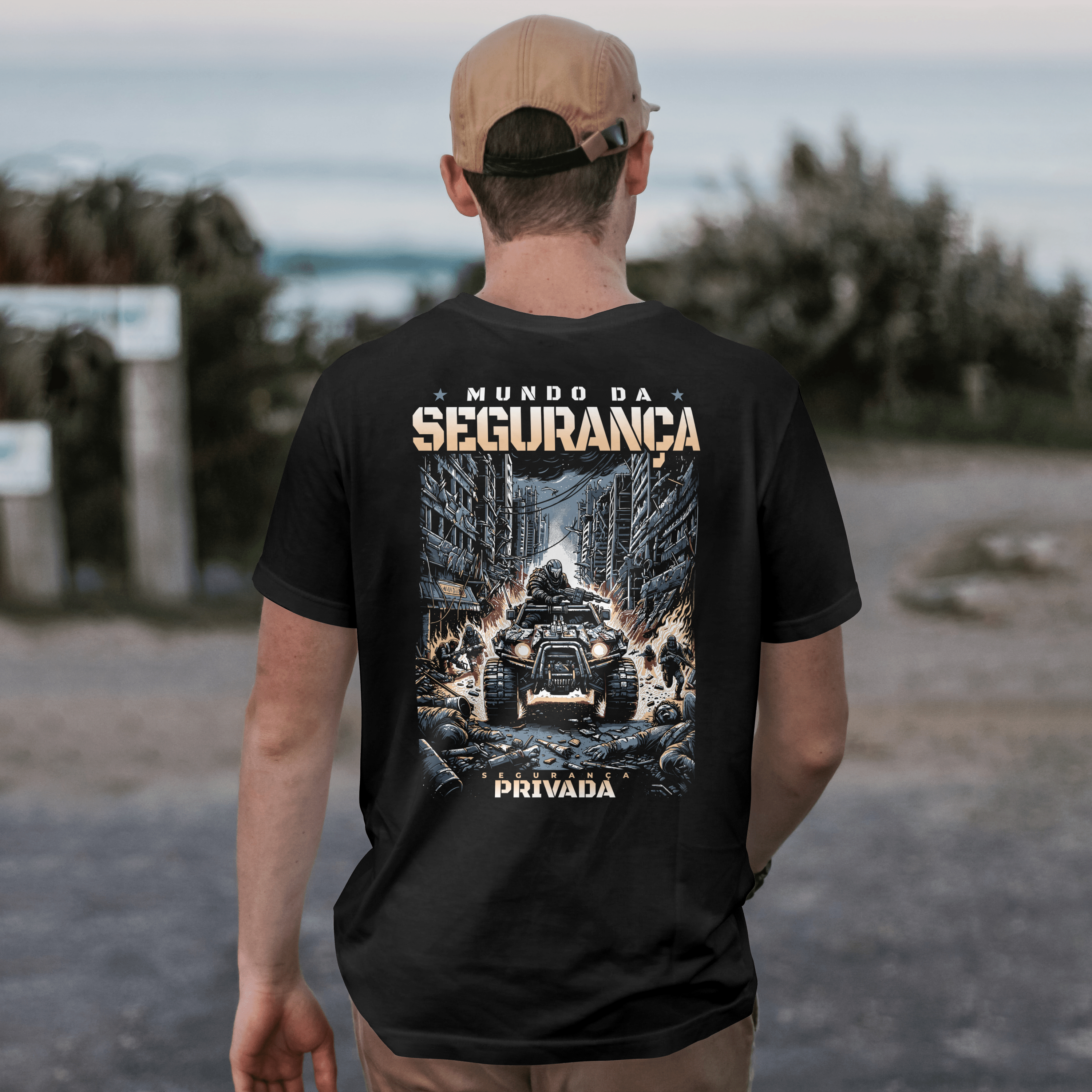 Camiseta Casual Day 74 para Vigilante.