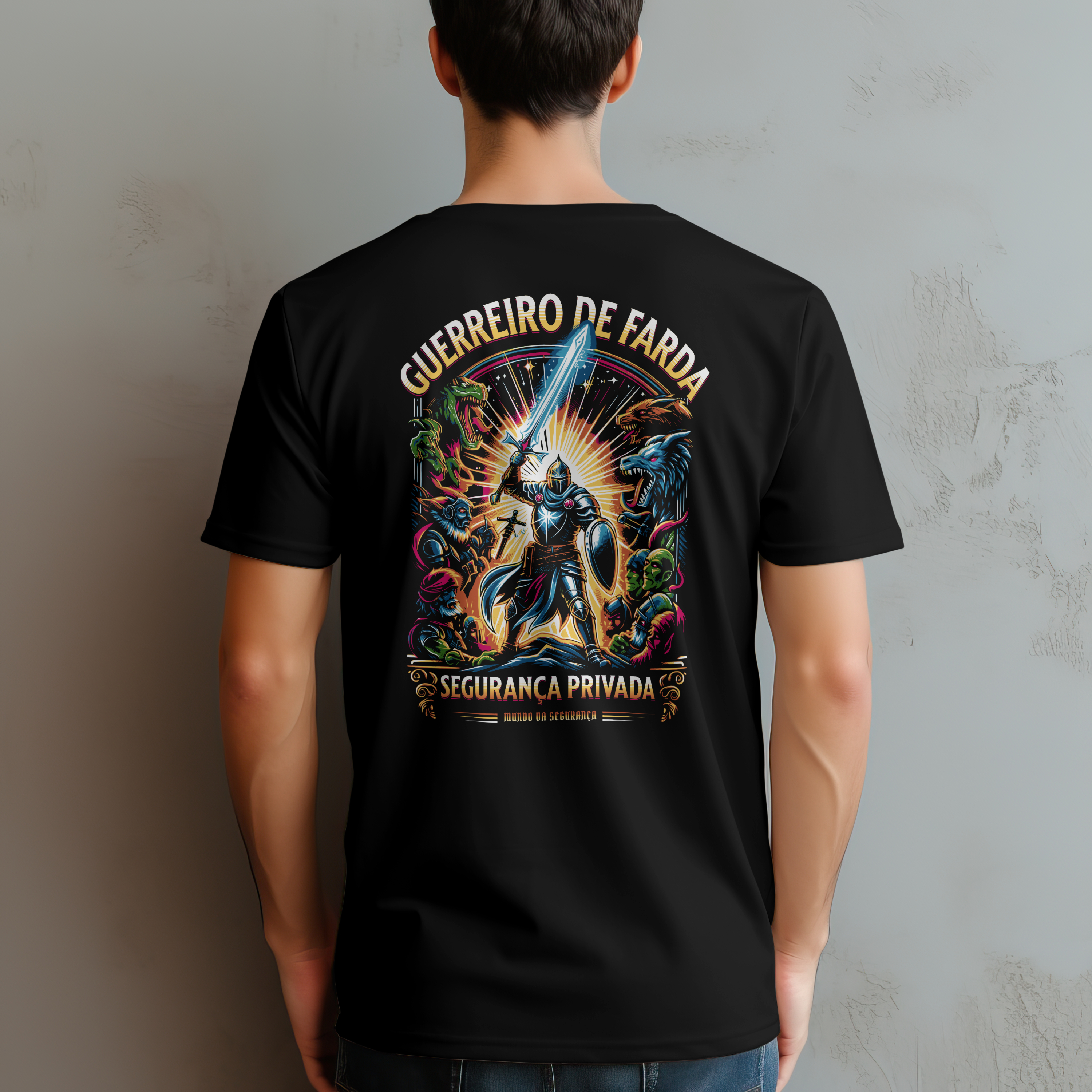 Camiseta Casual Day 42 para Vigilante