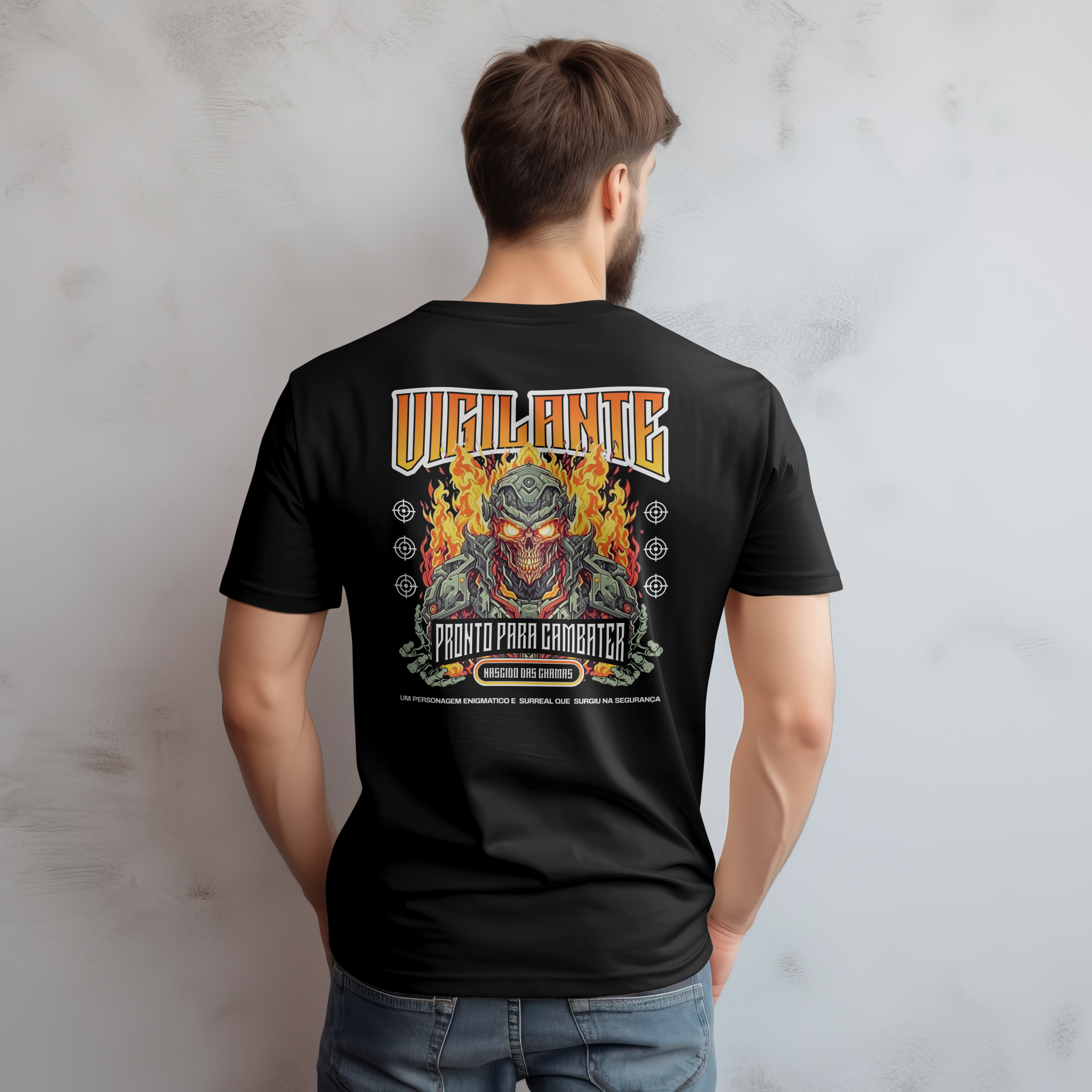 Camiseta Casual Day 19 para Vigilante