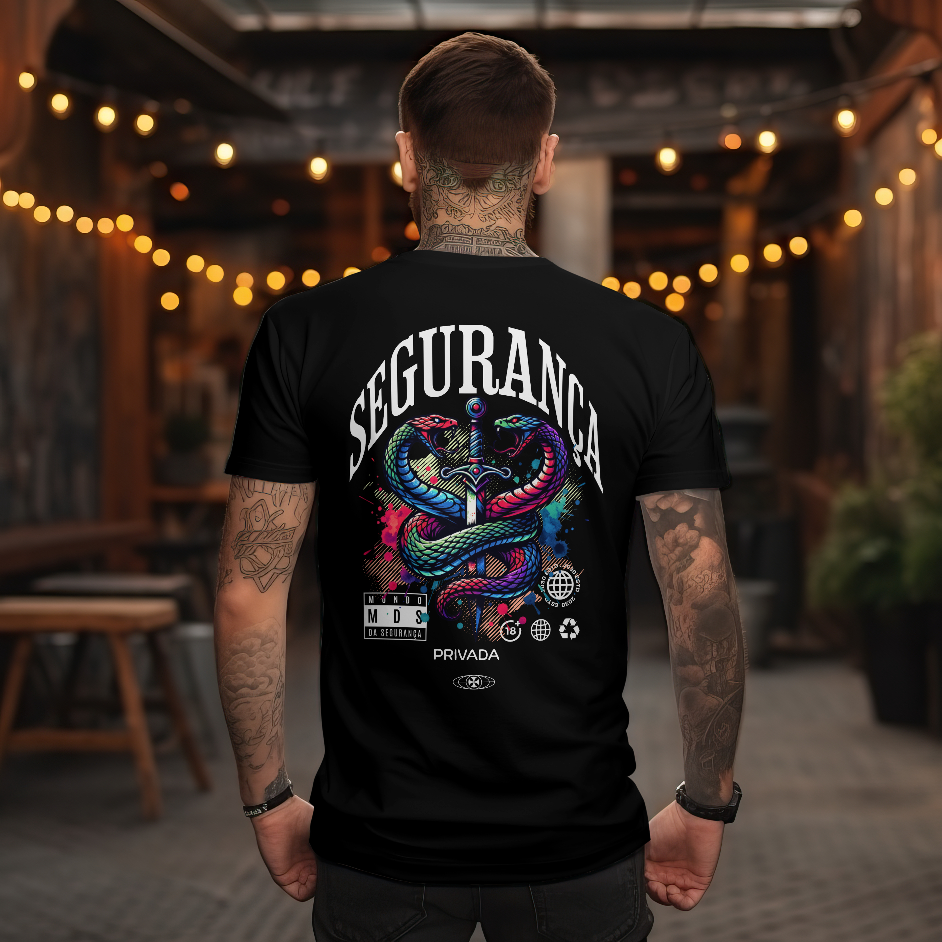 Camiseta Casual Day 90 para Vigilante