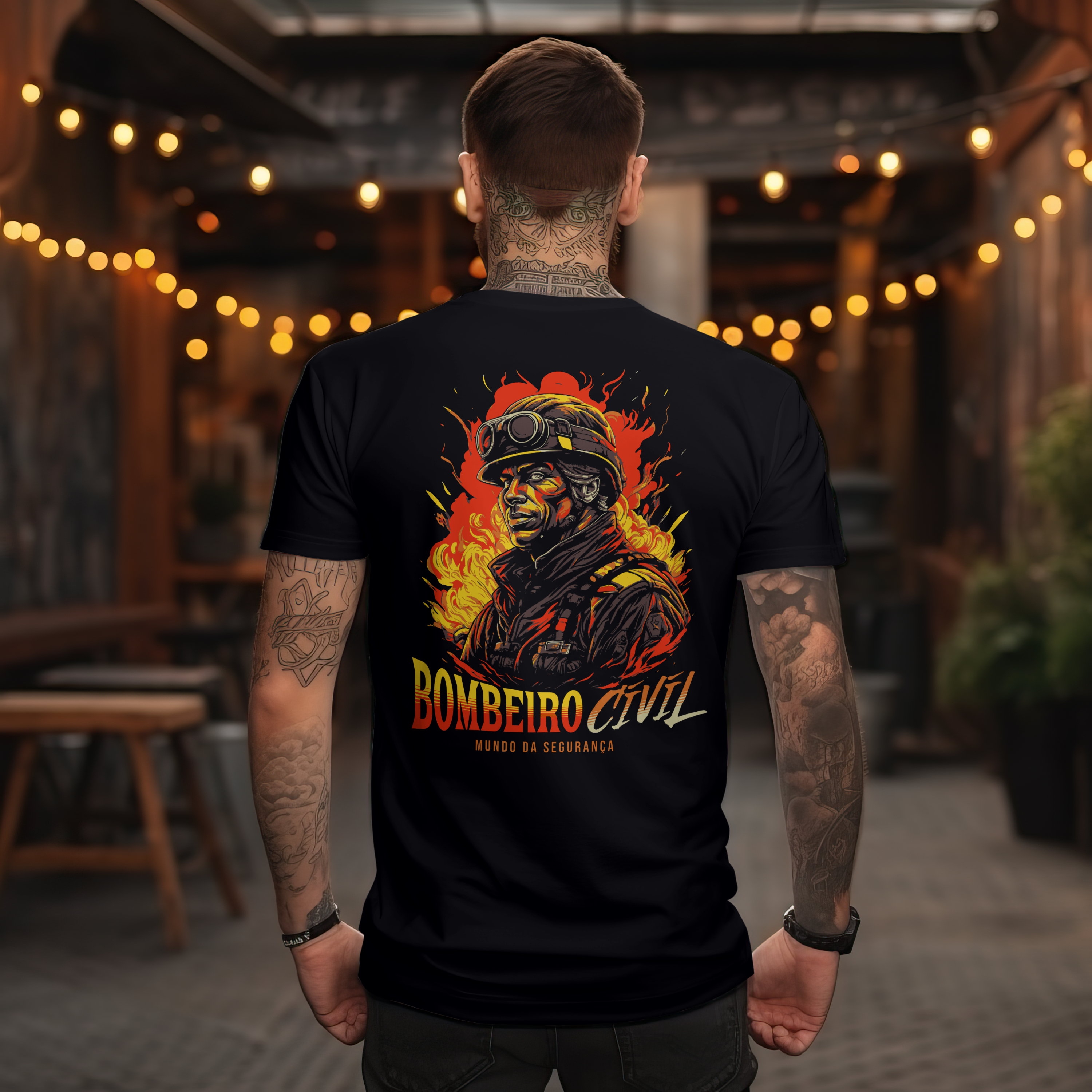 Camiseta Casual Day 77 para Vigilante.