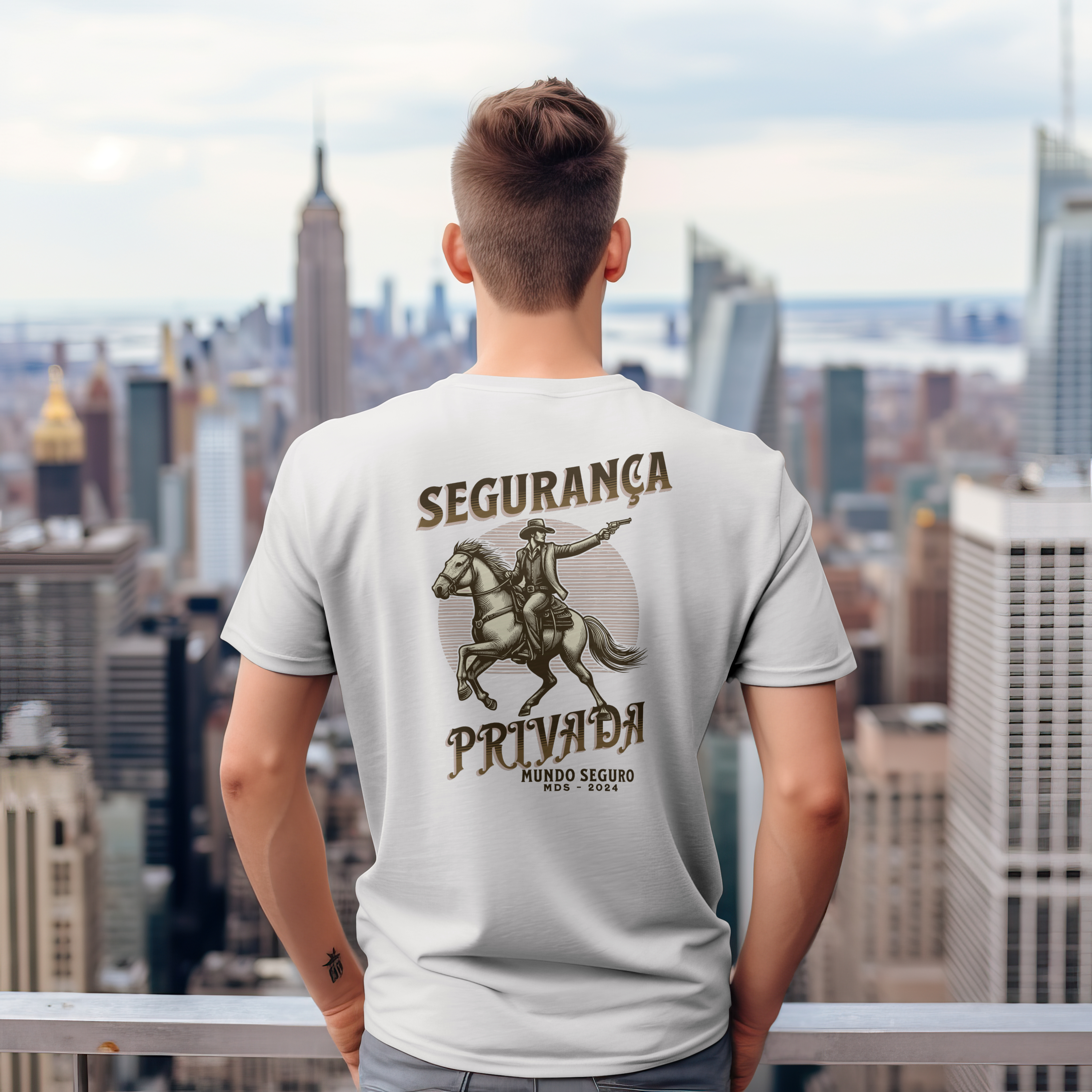 Camiseta Casual Day 22 para Vigilante