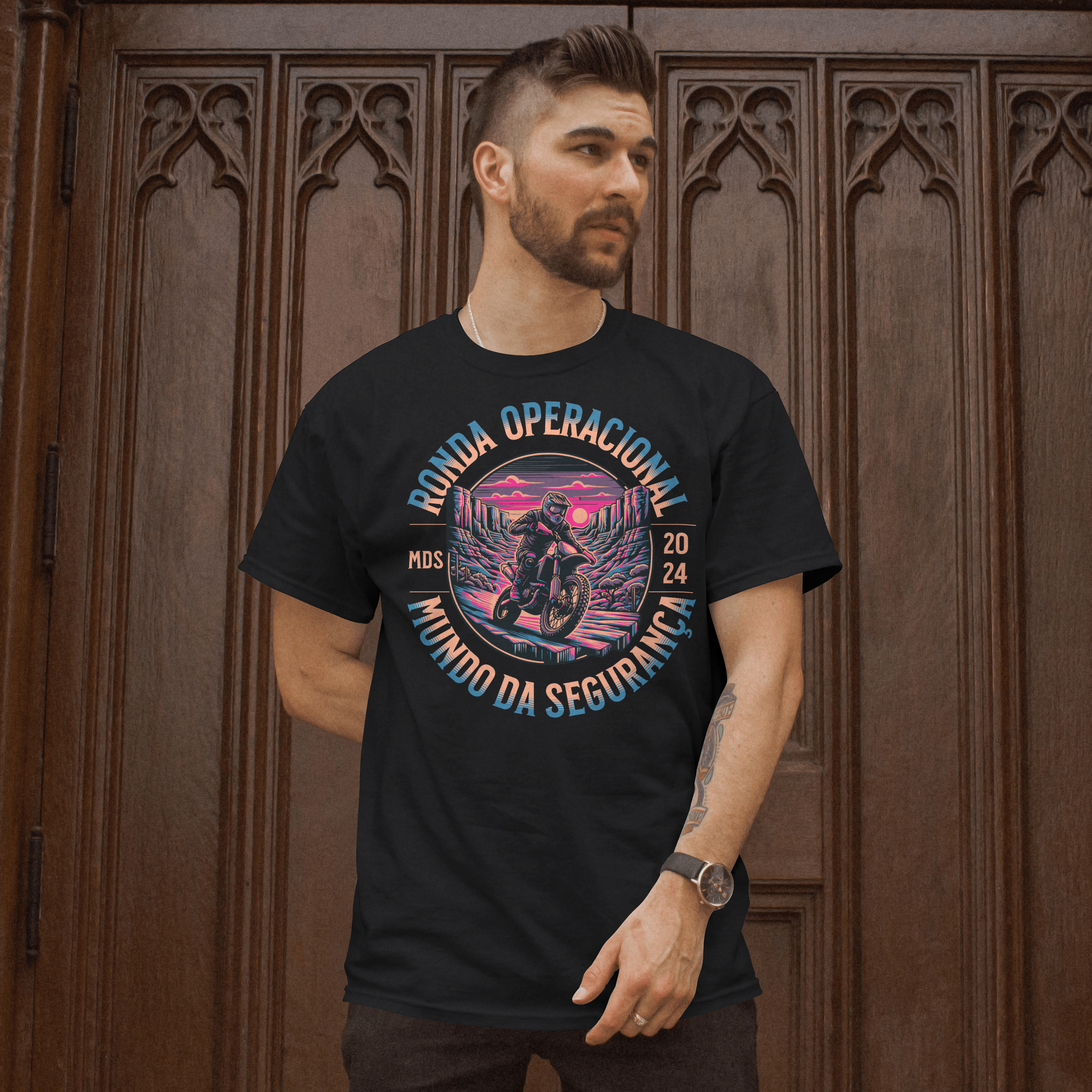 Camiseta Casual Day 100 para Vigilante