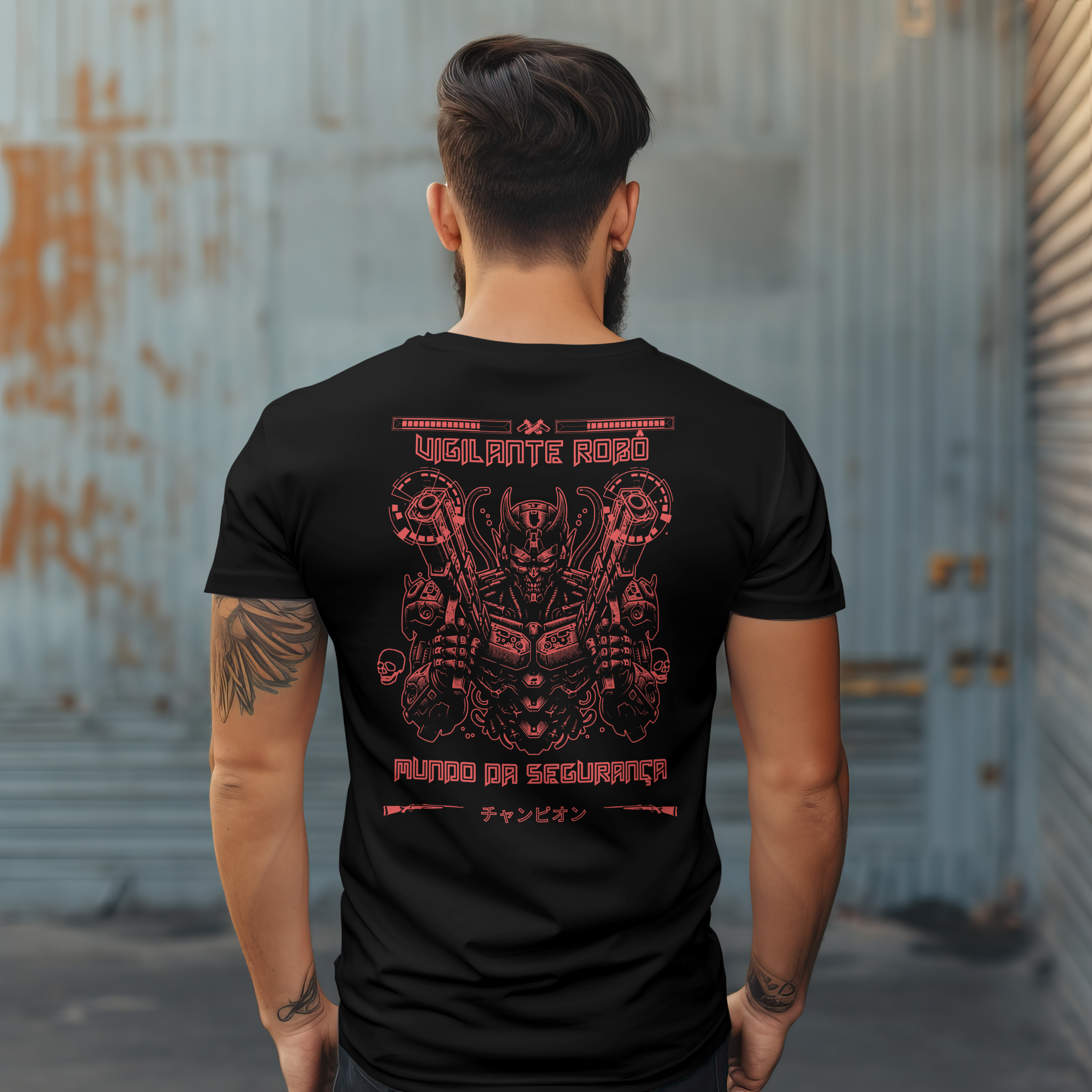 Camiseta Casual Day 61 para Vigilante