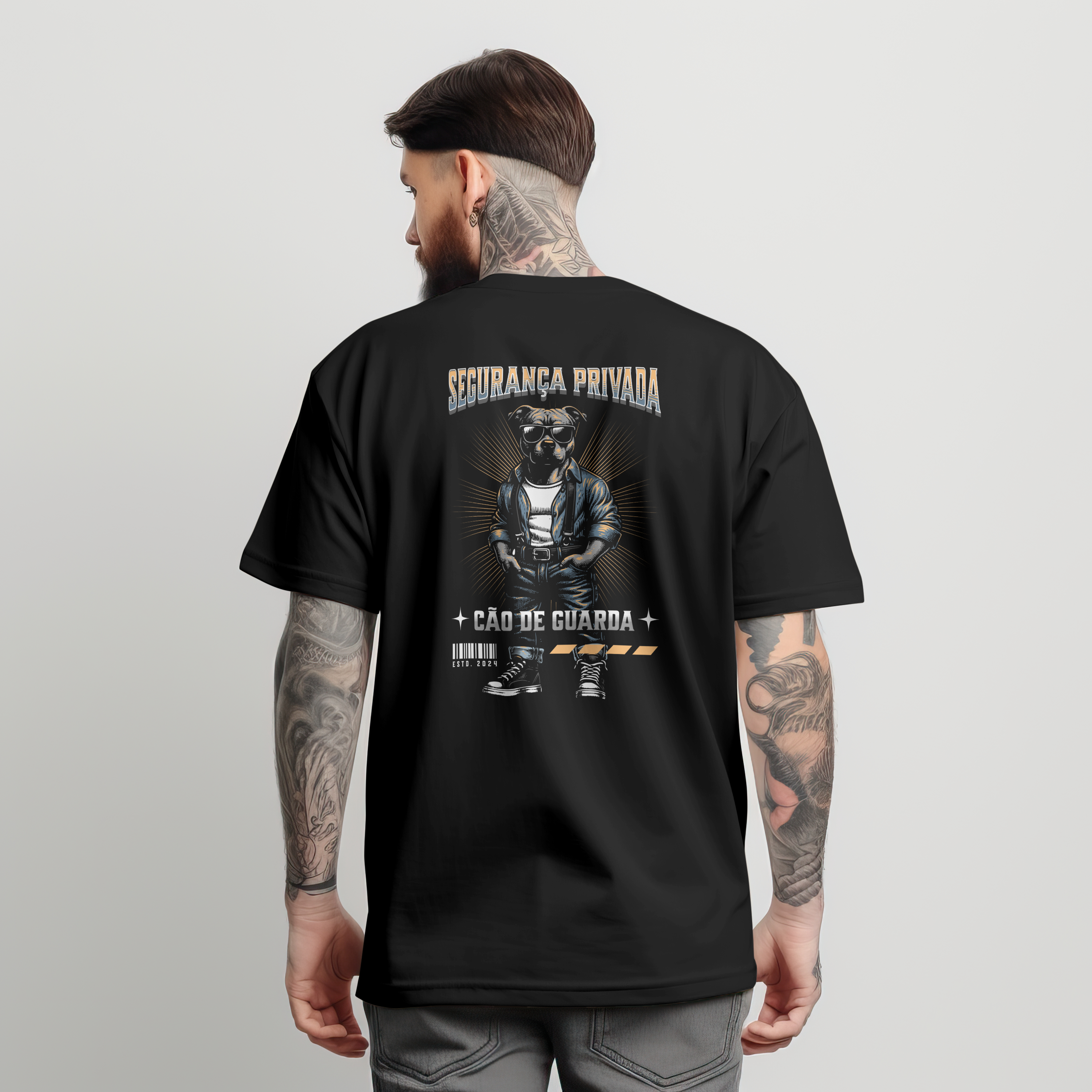 Camiseta Casual Day 46 para Vigilante