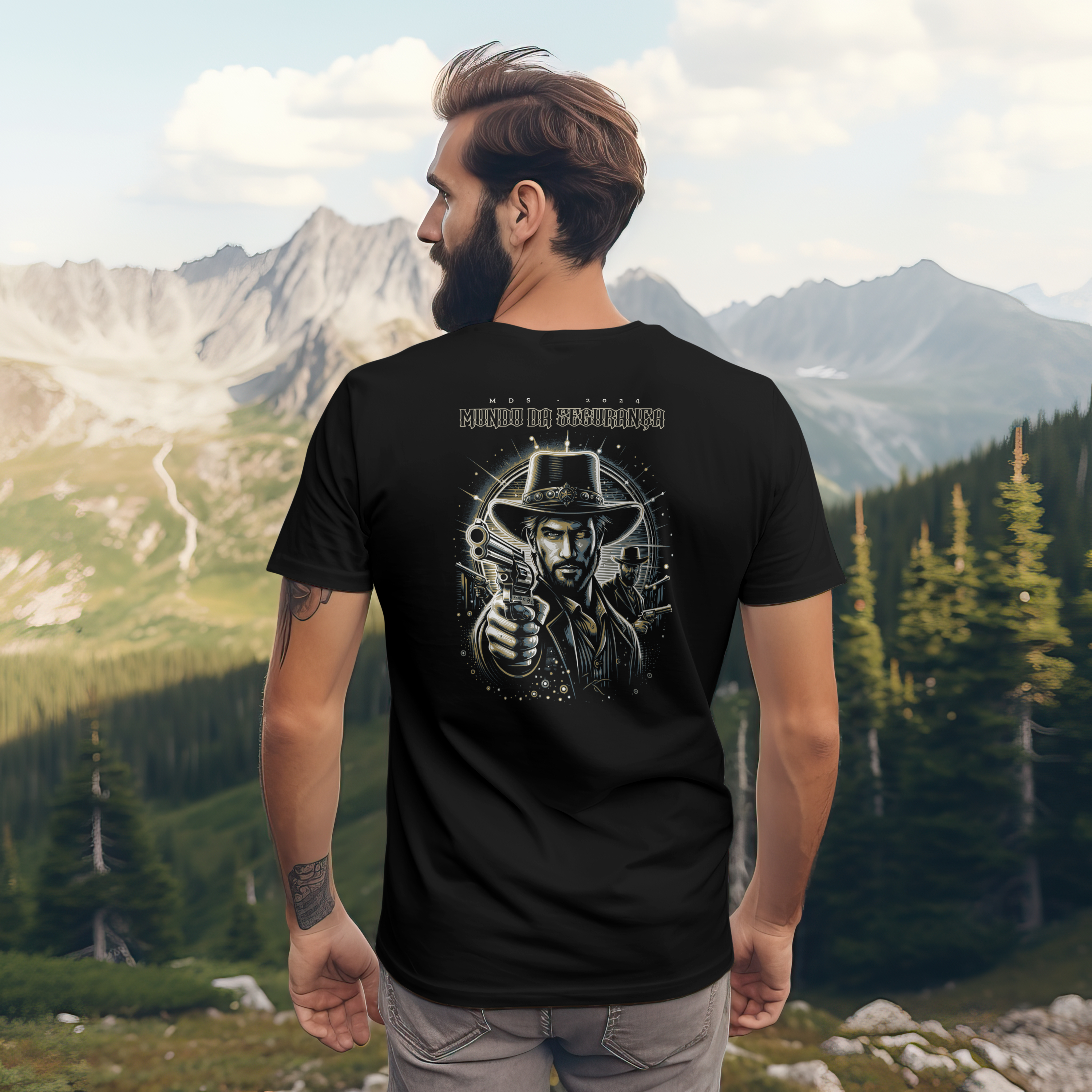 Camiseta Casual Day 40 para Vigilante