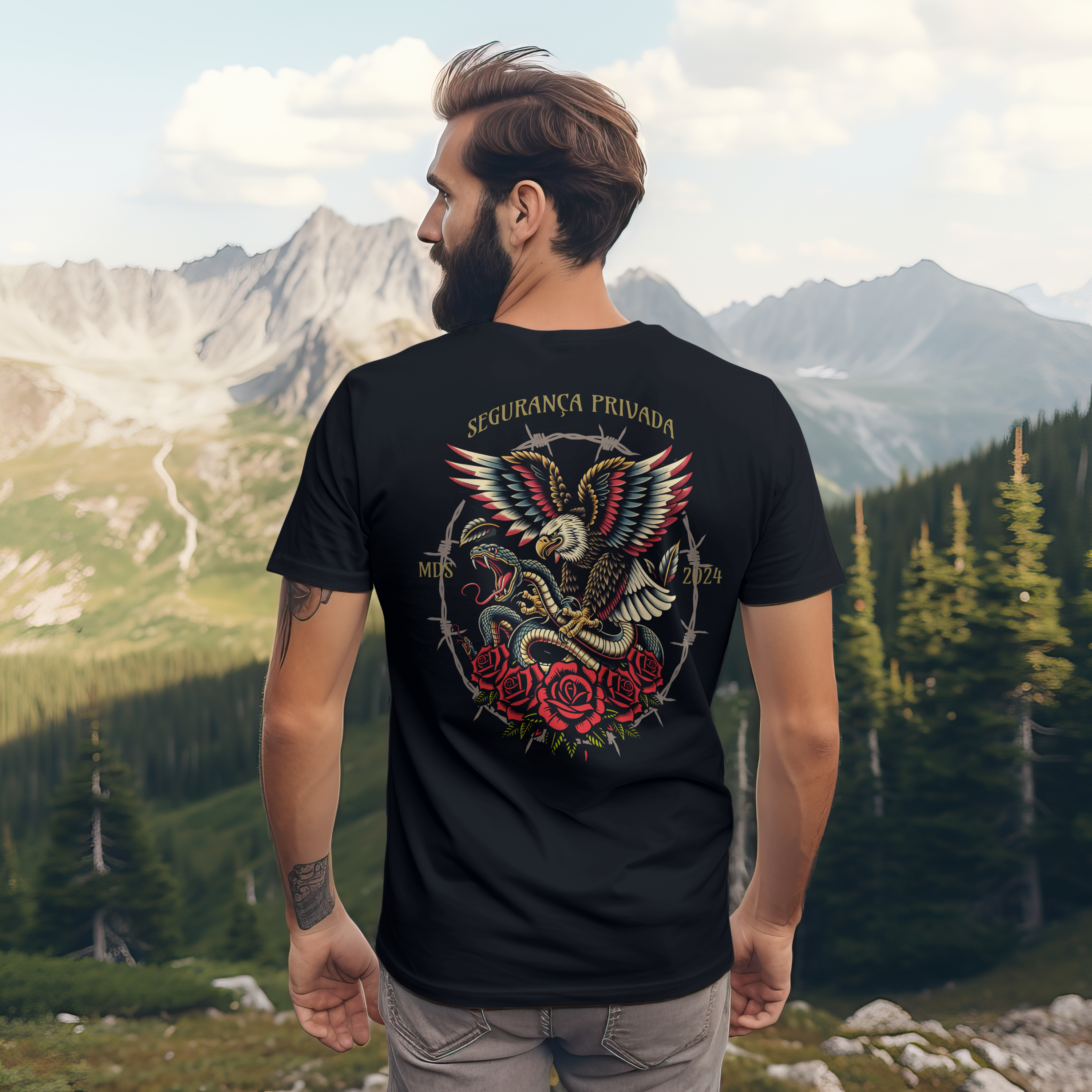 Camiseta Casual Day 12 para Vigilante.