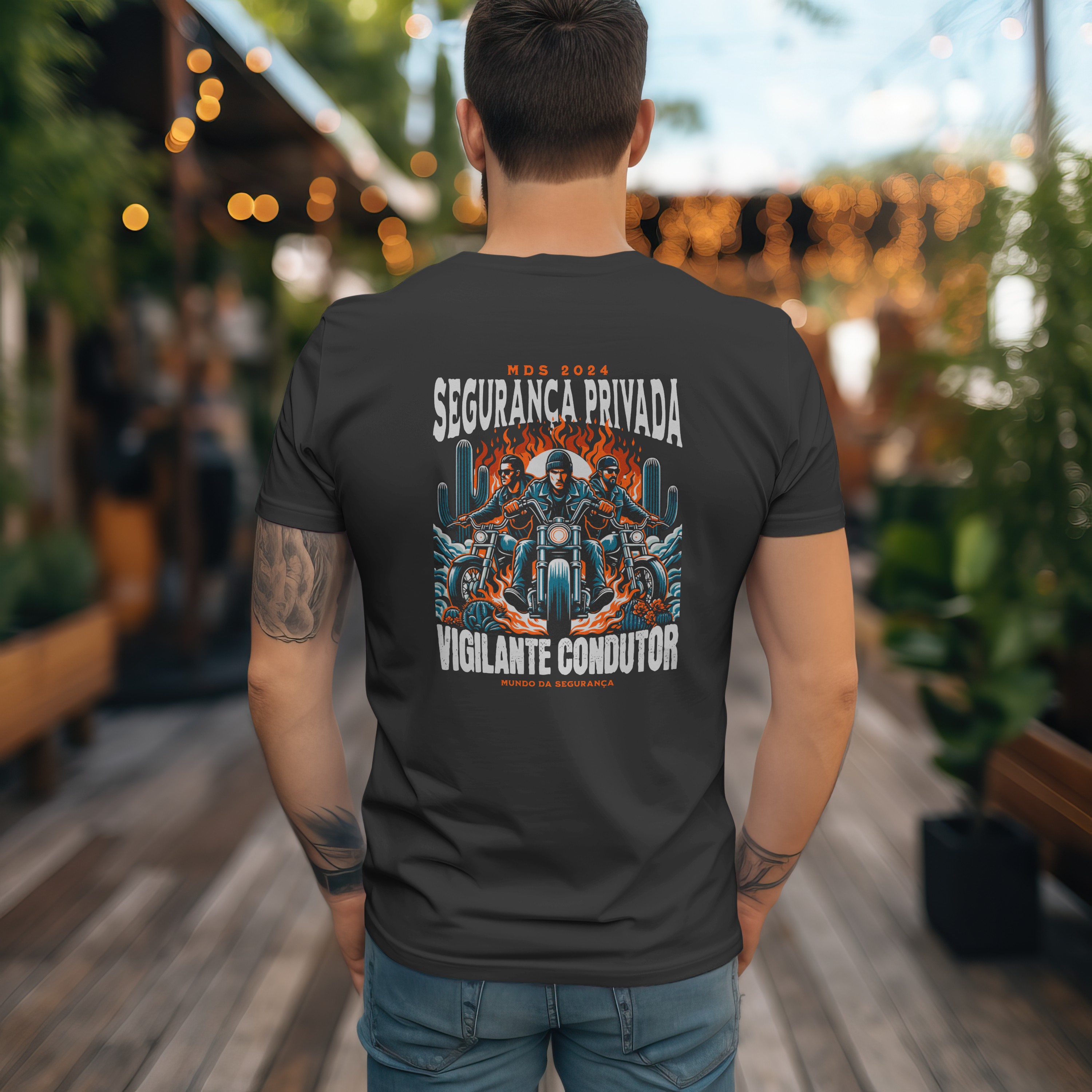 Camiseta Casual Day 36 para Vigilante