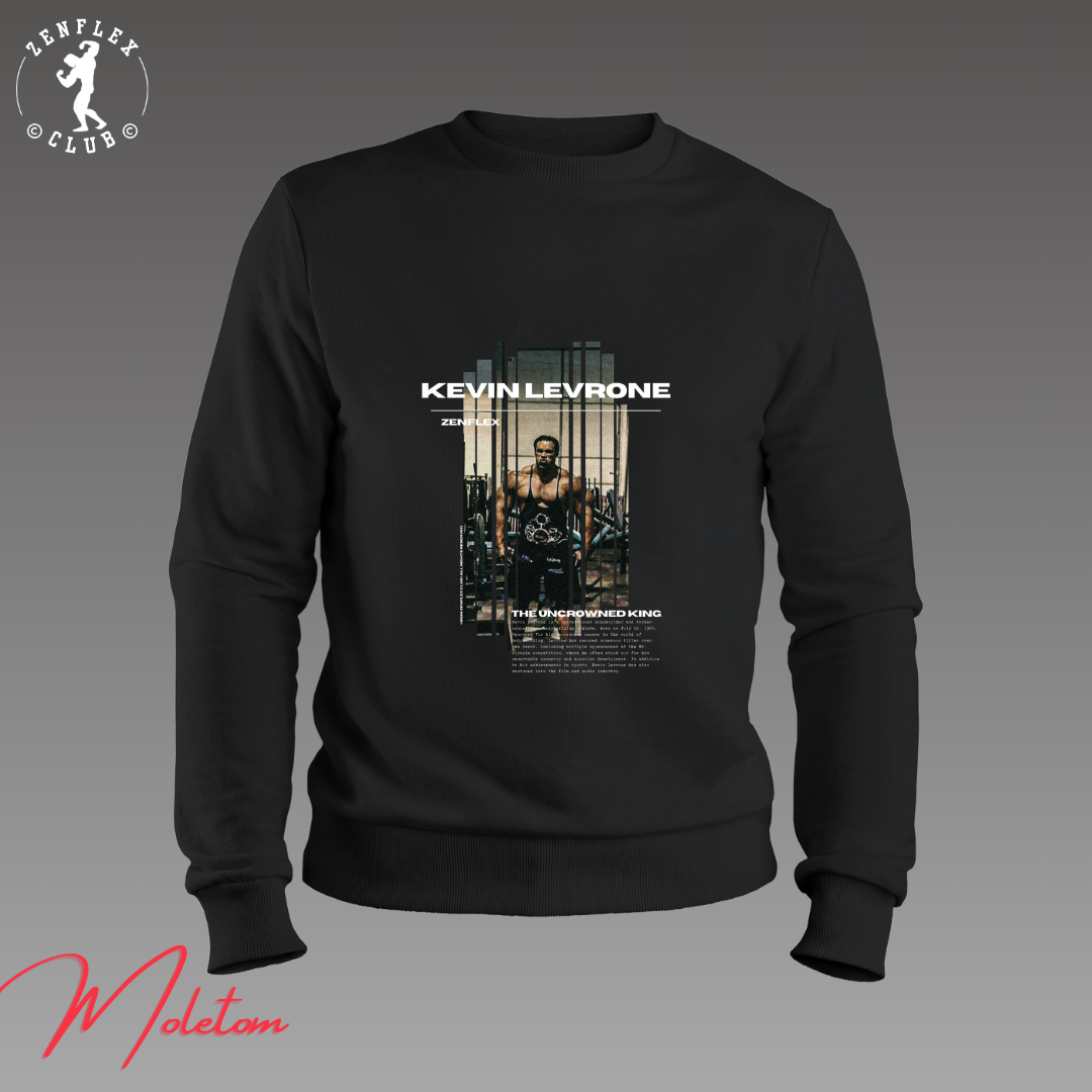 Kevin Levrone - The Uncrowned King - moletom fechado