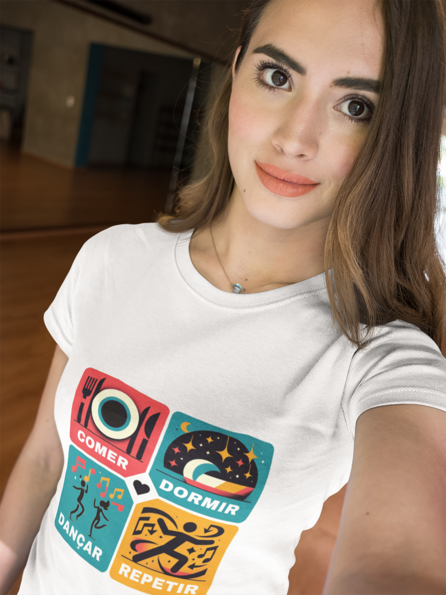 Camisa Quality Comer, Dormir, dançar,