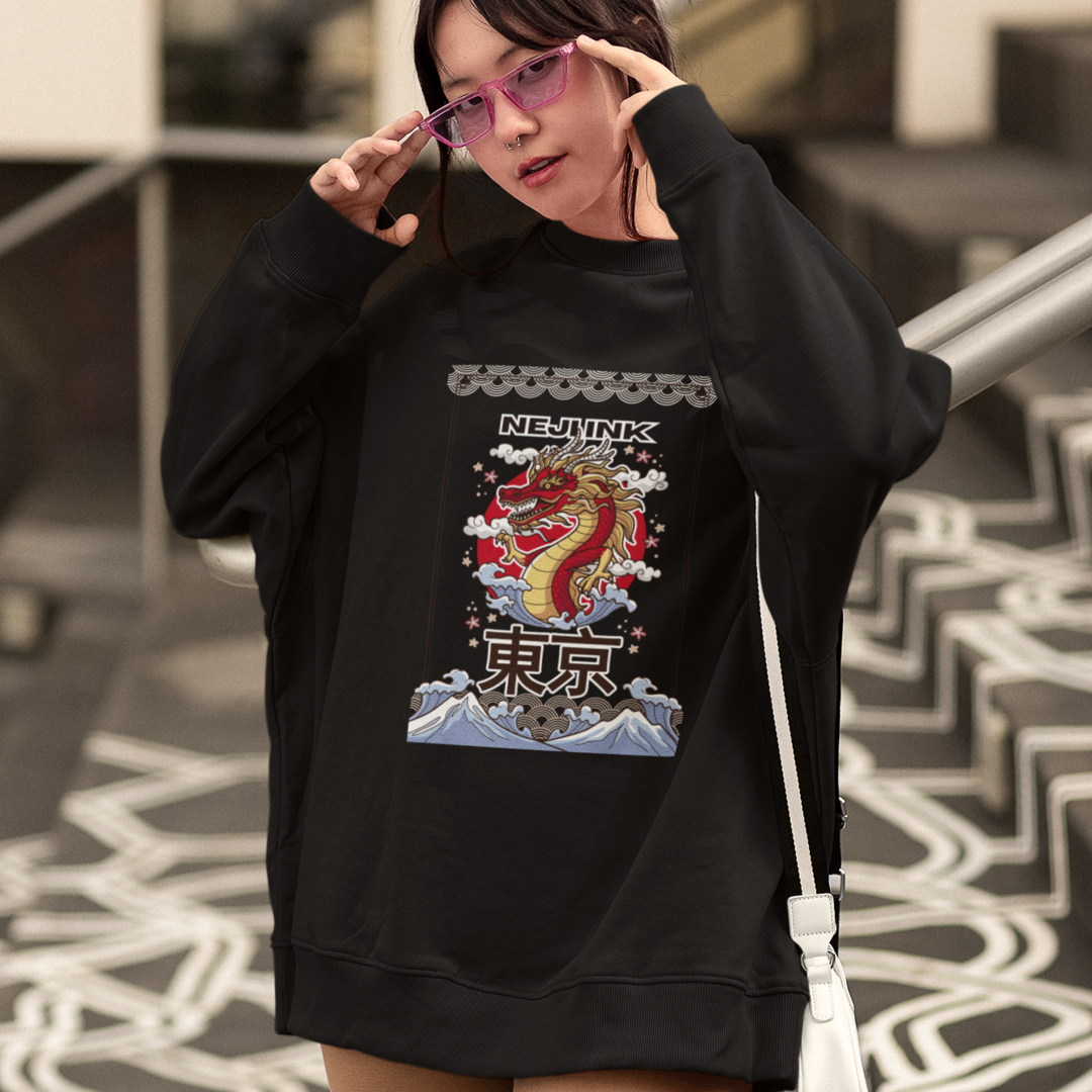 Moletom Dragon Ink Fusion - Unissex