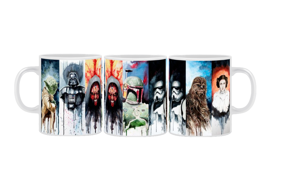 Caneca Star Wars Personagens