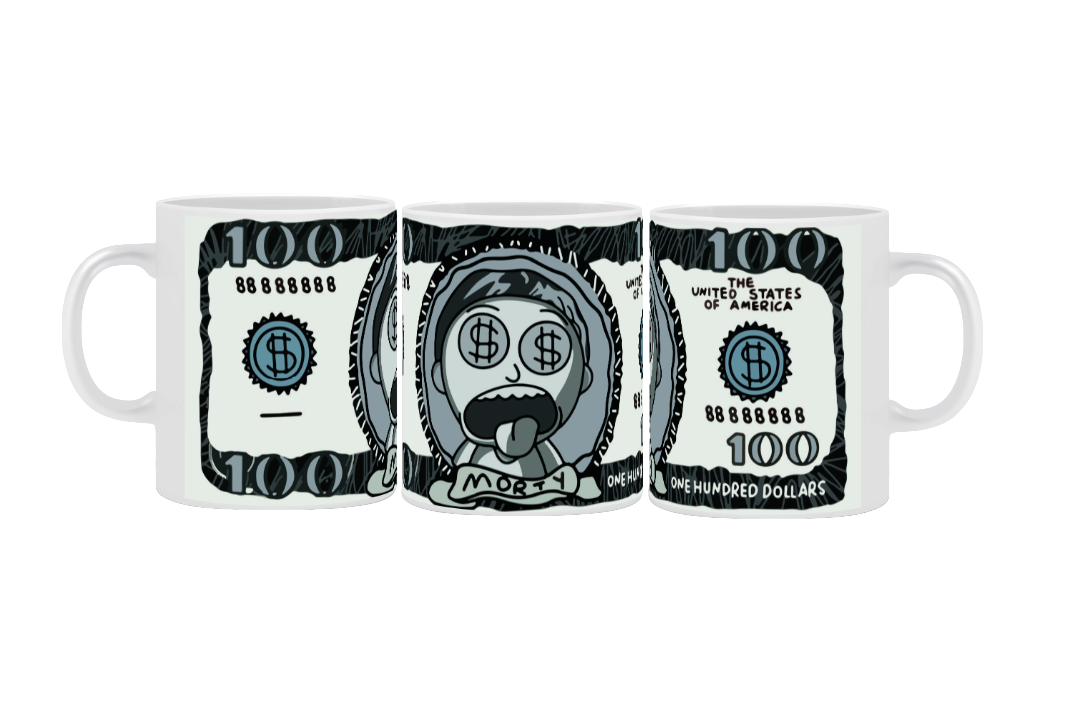 Caneca Morty Another Dollar