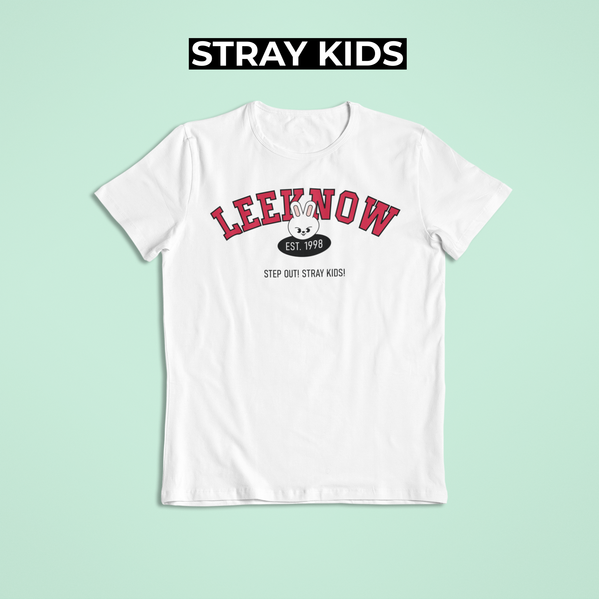 Camiseta LEEKNOW - STRAY KIDS