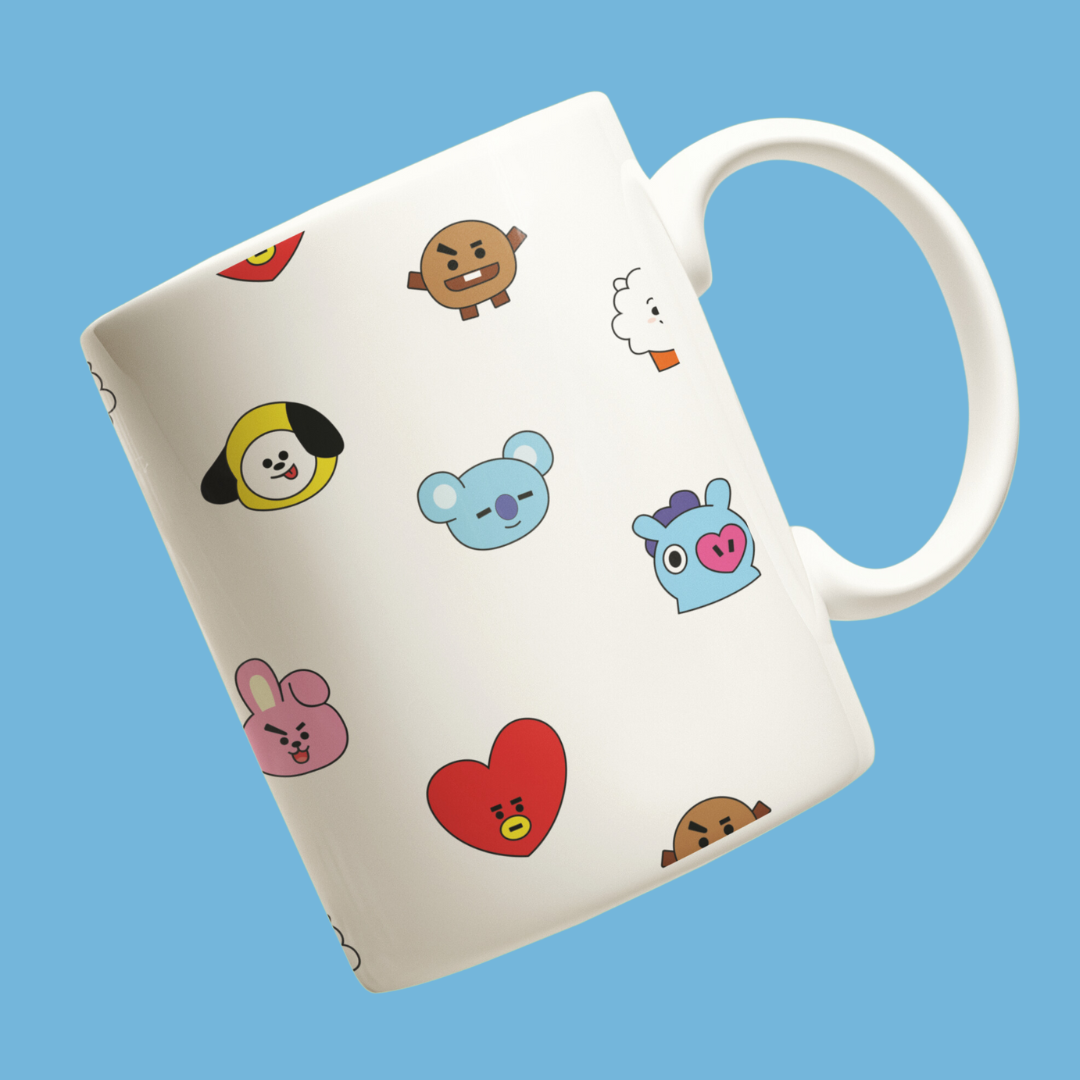 Caneca BT21 Mix Personagens