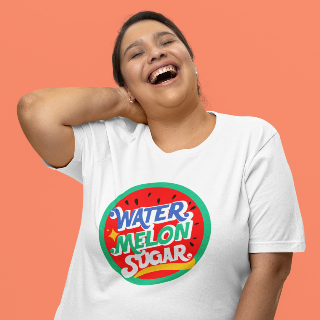 Camiseta Melancia Cintilante - Plus Size