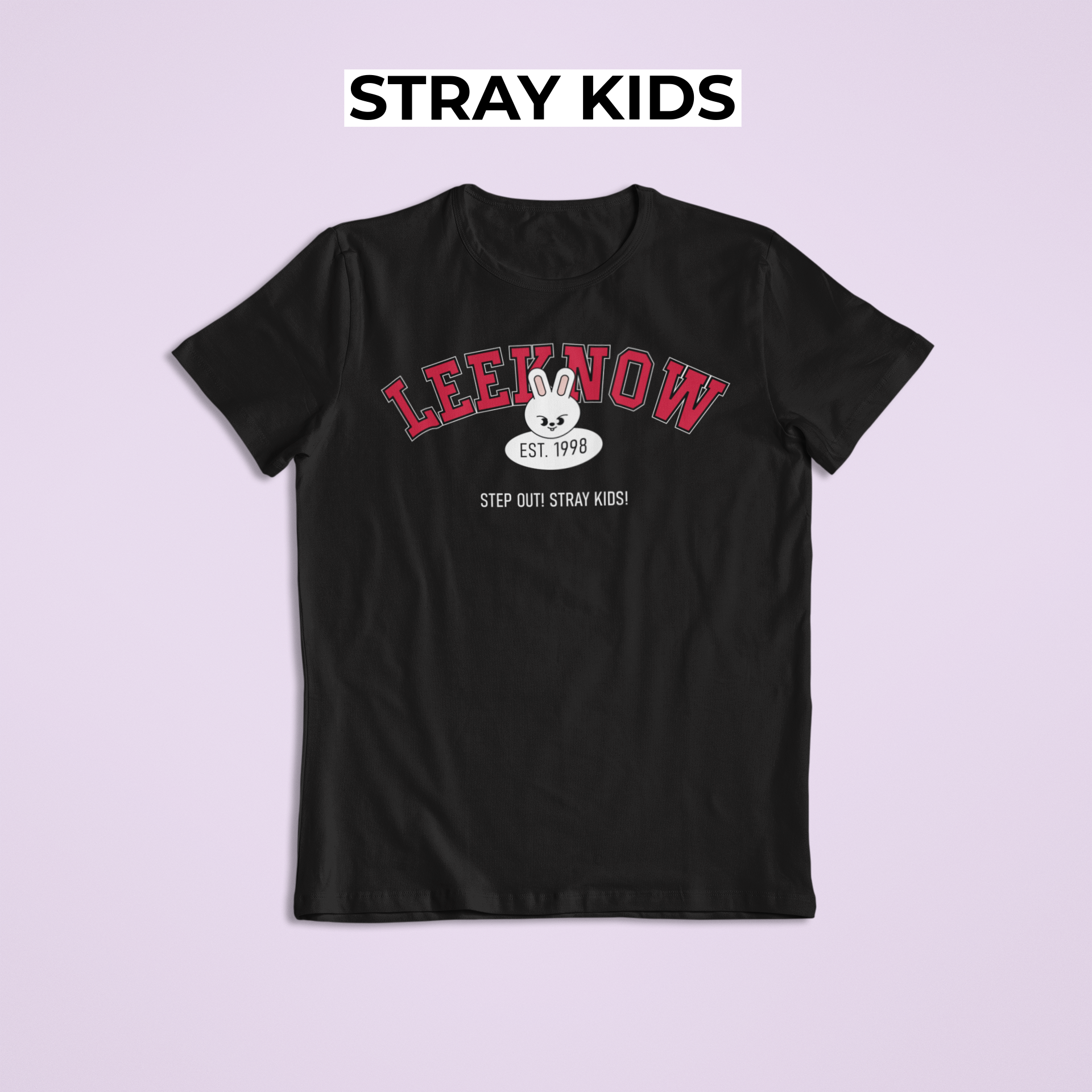 Camiseta LEEKNOW - STRAY KIDS