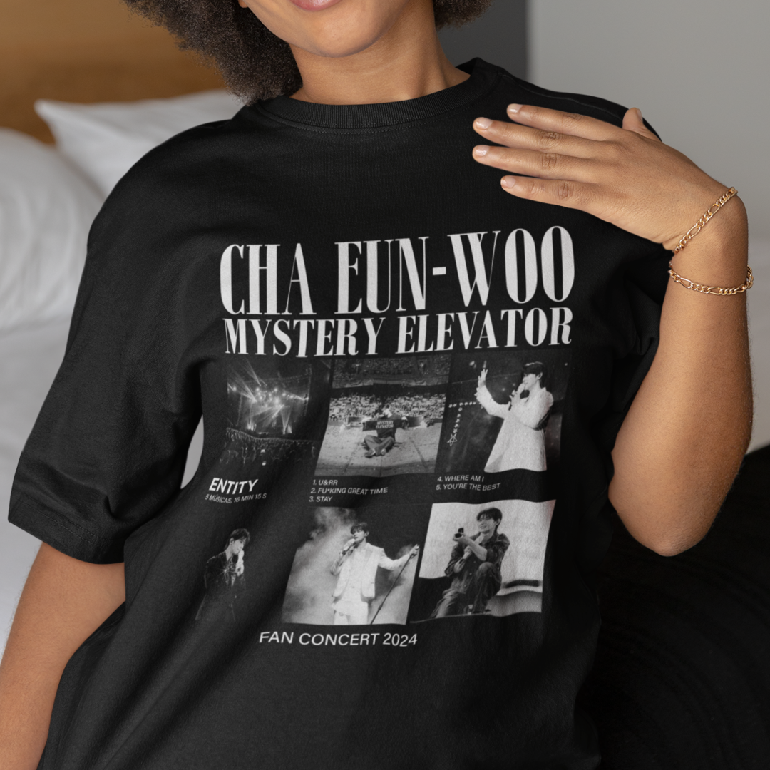 Camiseta Cha Eunwoo - Mystery Elevator