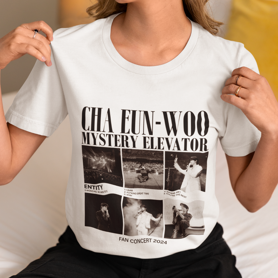 Camiseta Cha Eunwoo - Mystery Elevator 