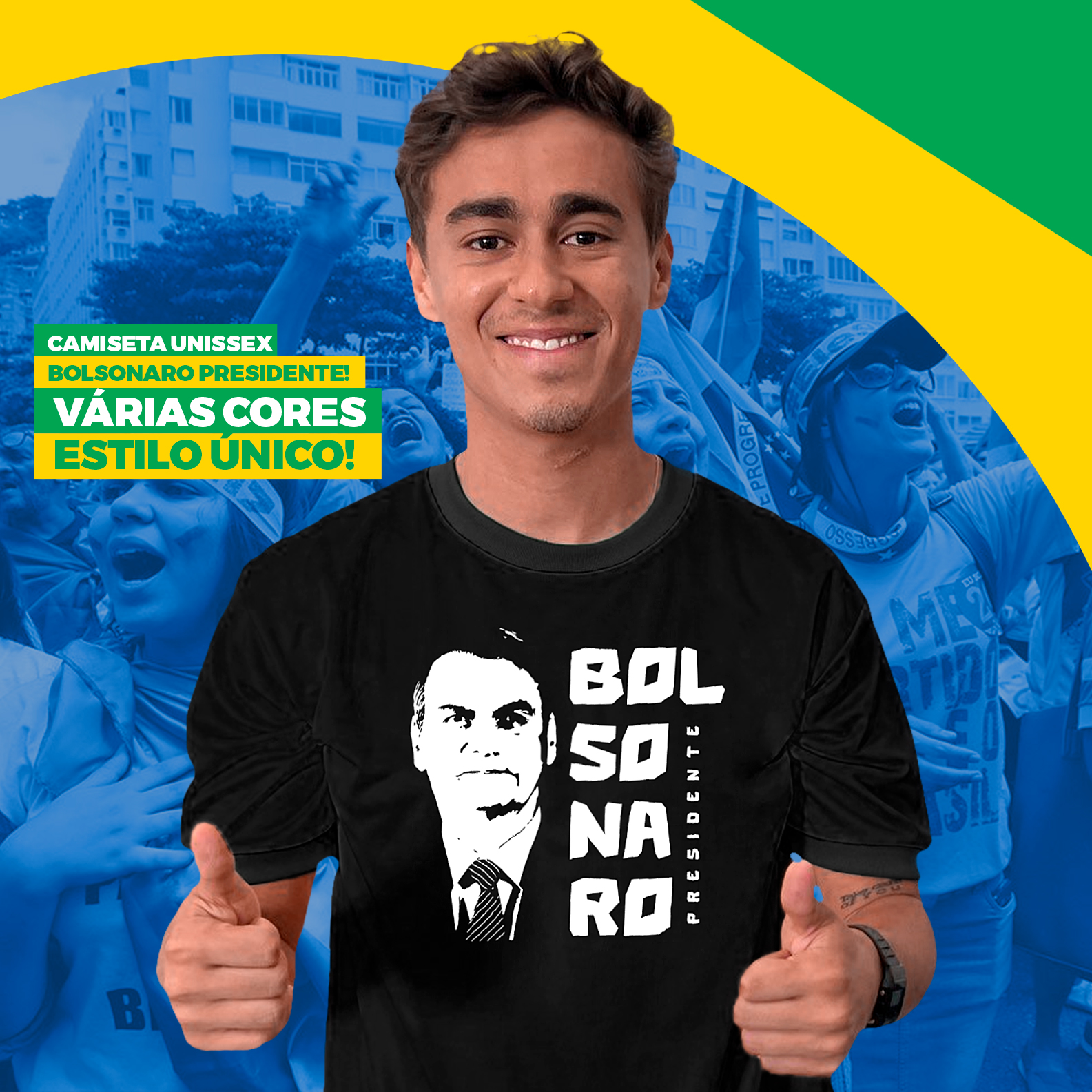 Camiseta UNISEX Bolsonaro Presidente