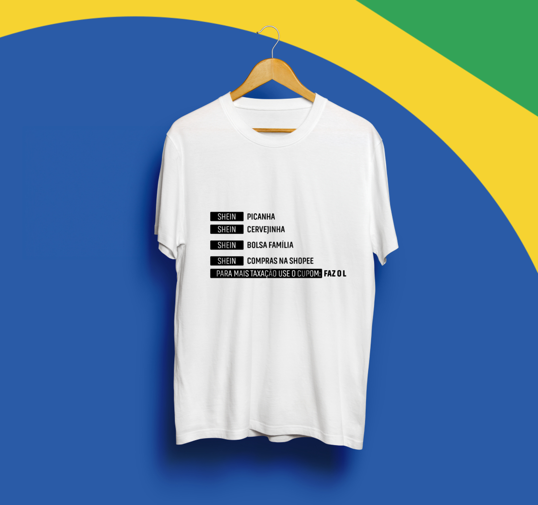 Camiseta Shein - lançamento 2024
